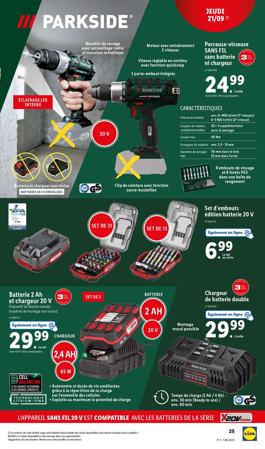 Catalogue Lidl 20 – 26 Septembre 2023 Page 29