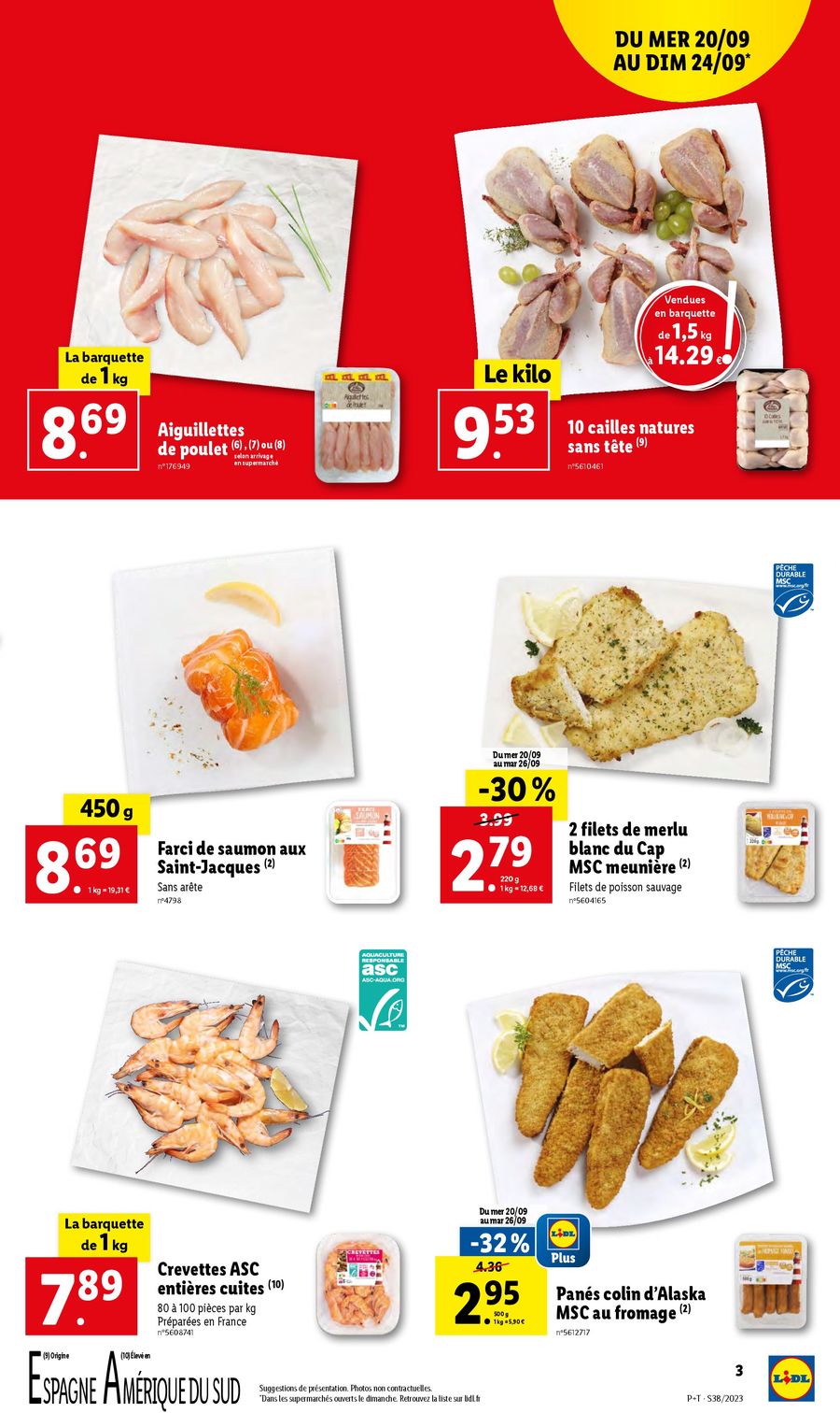 Catalogue Lidl 20 – 26 Septembre 2023 Page 3