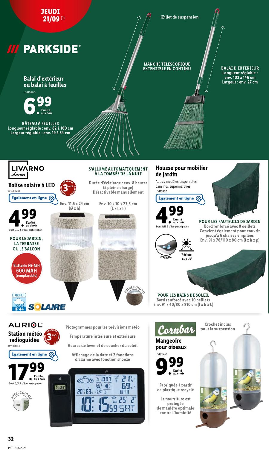 Catalogue Lidl 20 – 26 Septembre 2023 Page 36