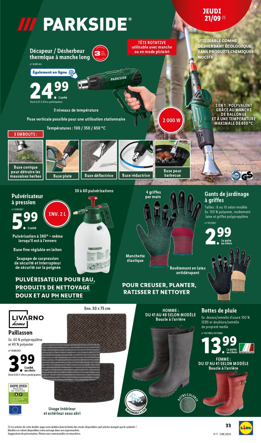 Catalogue Lidl 20 – 26 Septembre 2023 Page 37