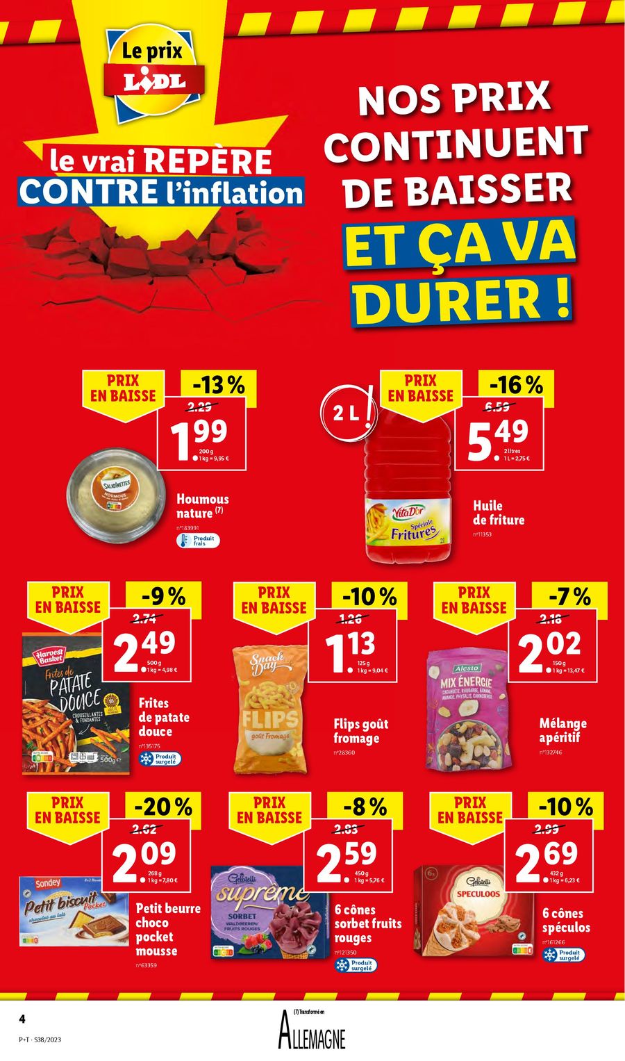 Catalogue Lidl 20 – 26 Septembre 2023 Page 4