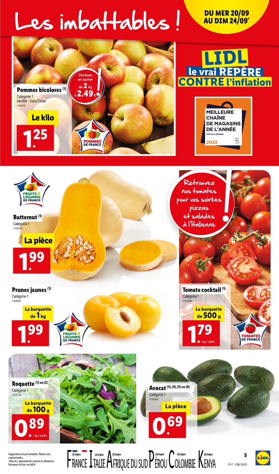 Catalogue Lidl 20 – 26 Septembre 2023 Page 5