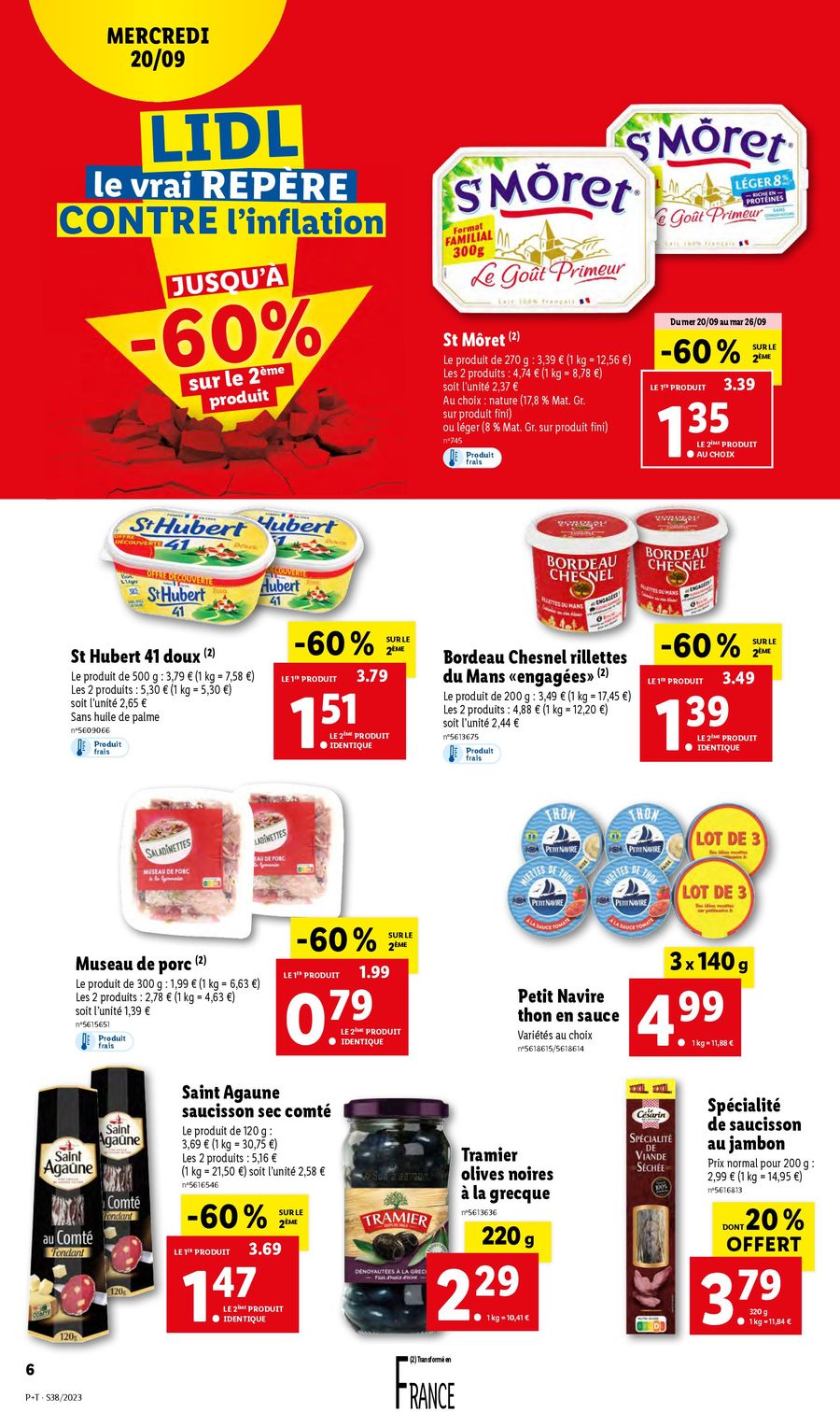 Catalogue Lidl 20 – 26 Septembre 2023 Page 6