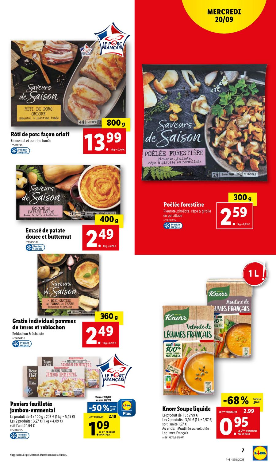 Catalogue Lidl 20 – 26 Septembre 2023 Page 7