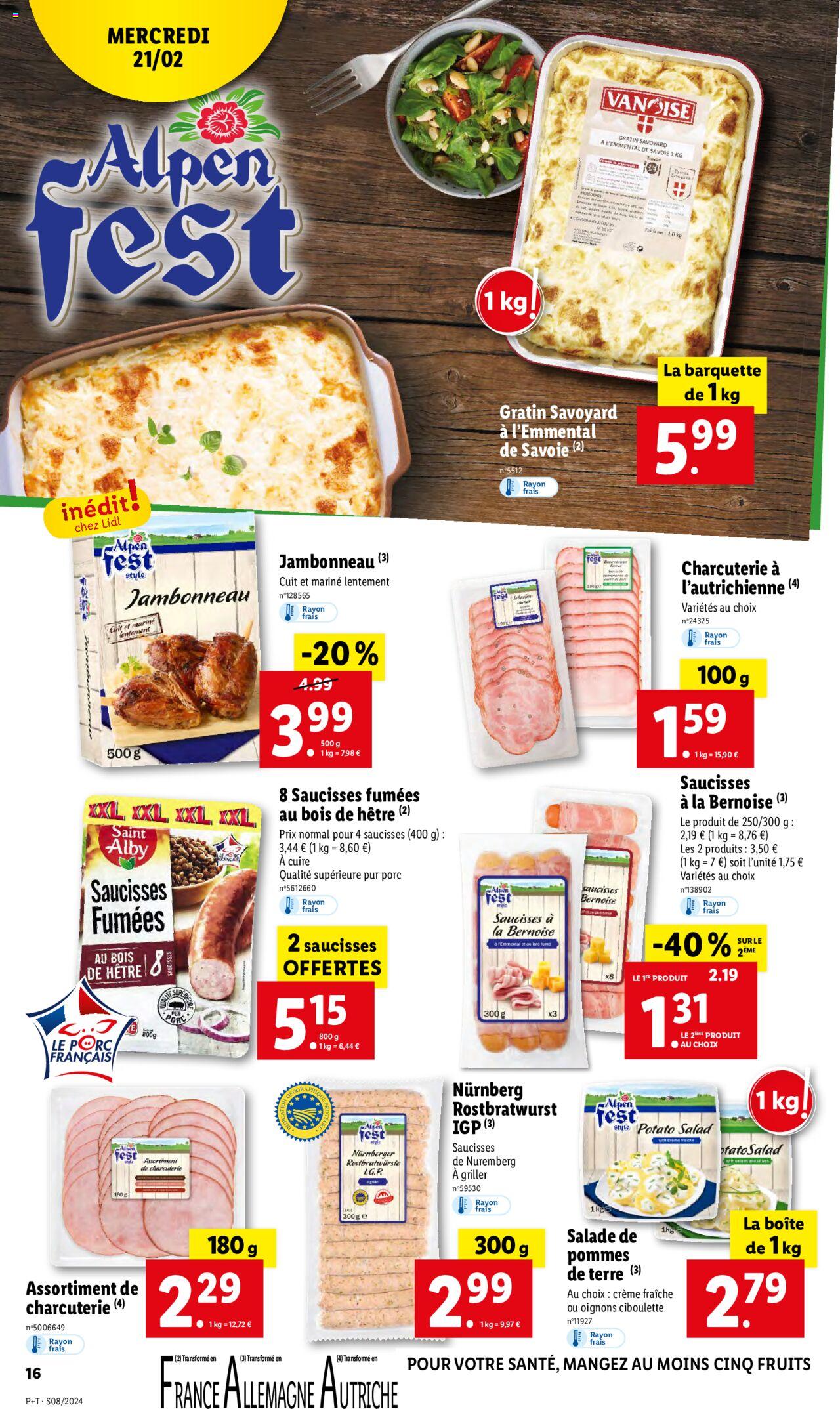 Catalogue Lidl 21 – 27 Février 2024 Page 16