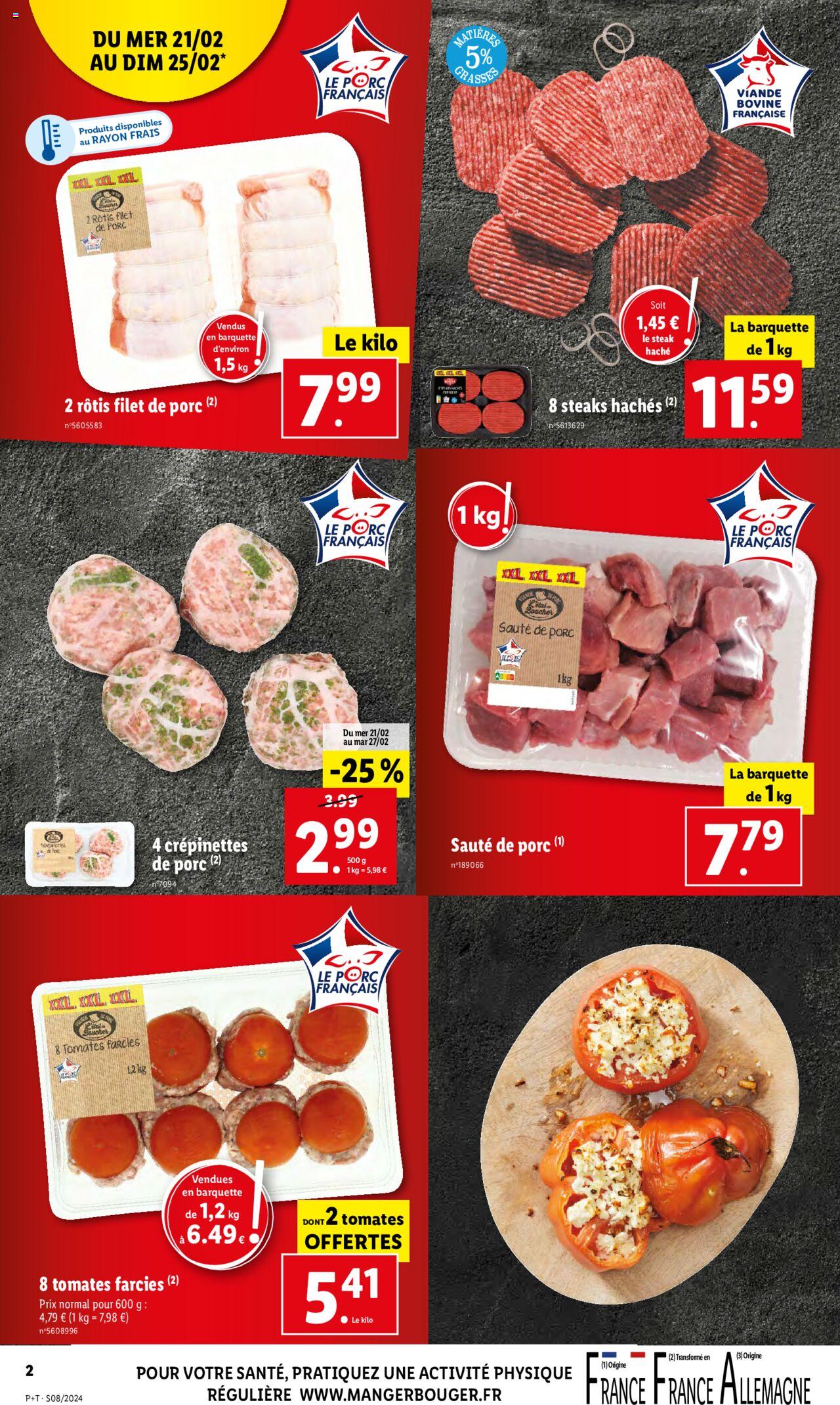 Catalogue Lidl 21 – 27 Février 2024 Page 2