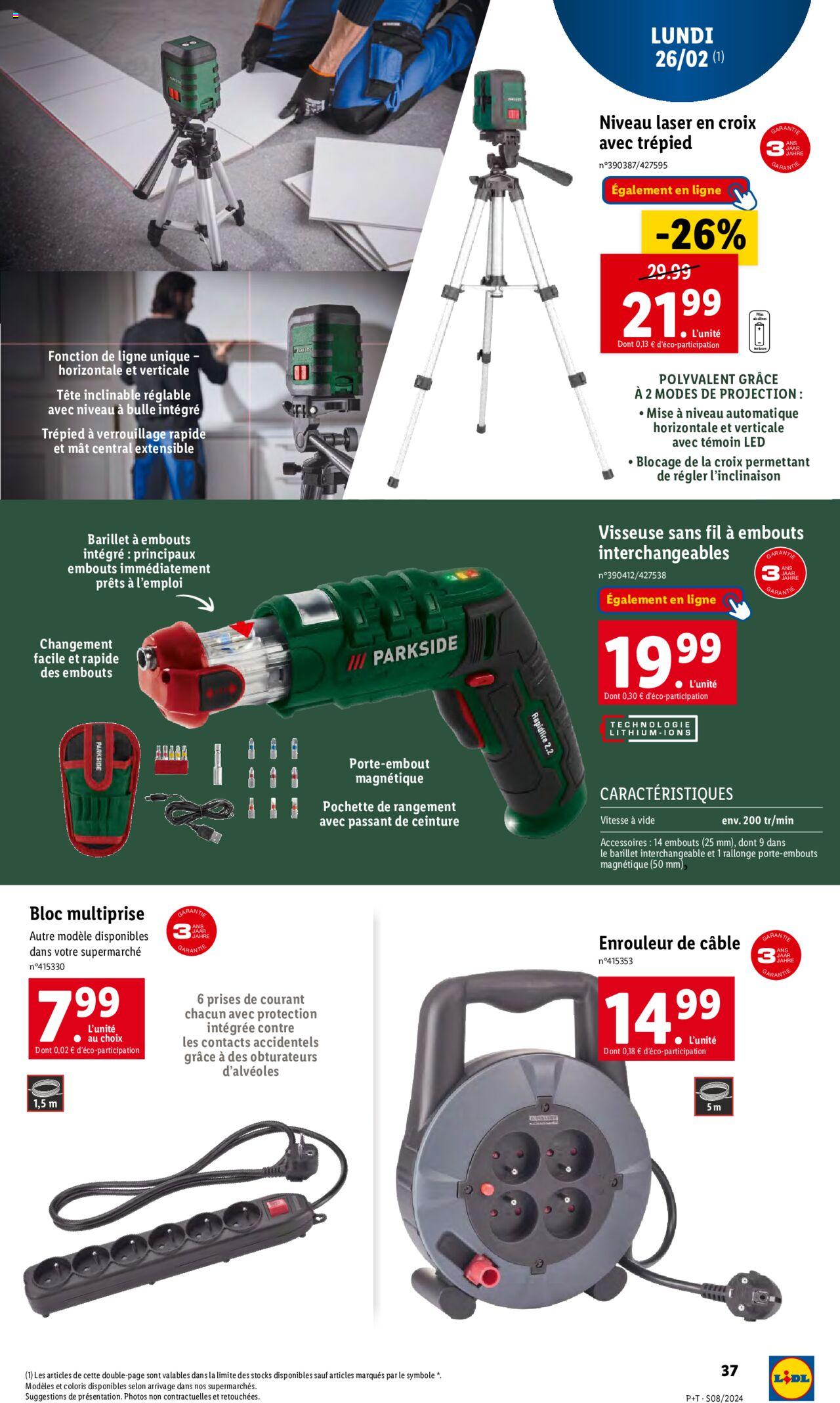 Catalogue Lidl 21 – 27 Février 2024 Page 39