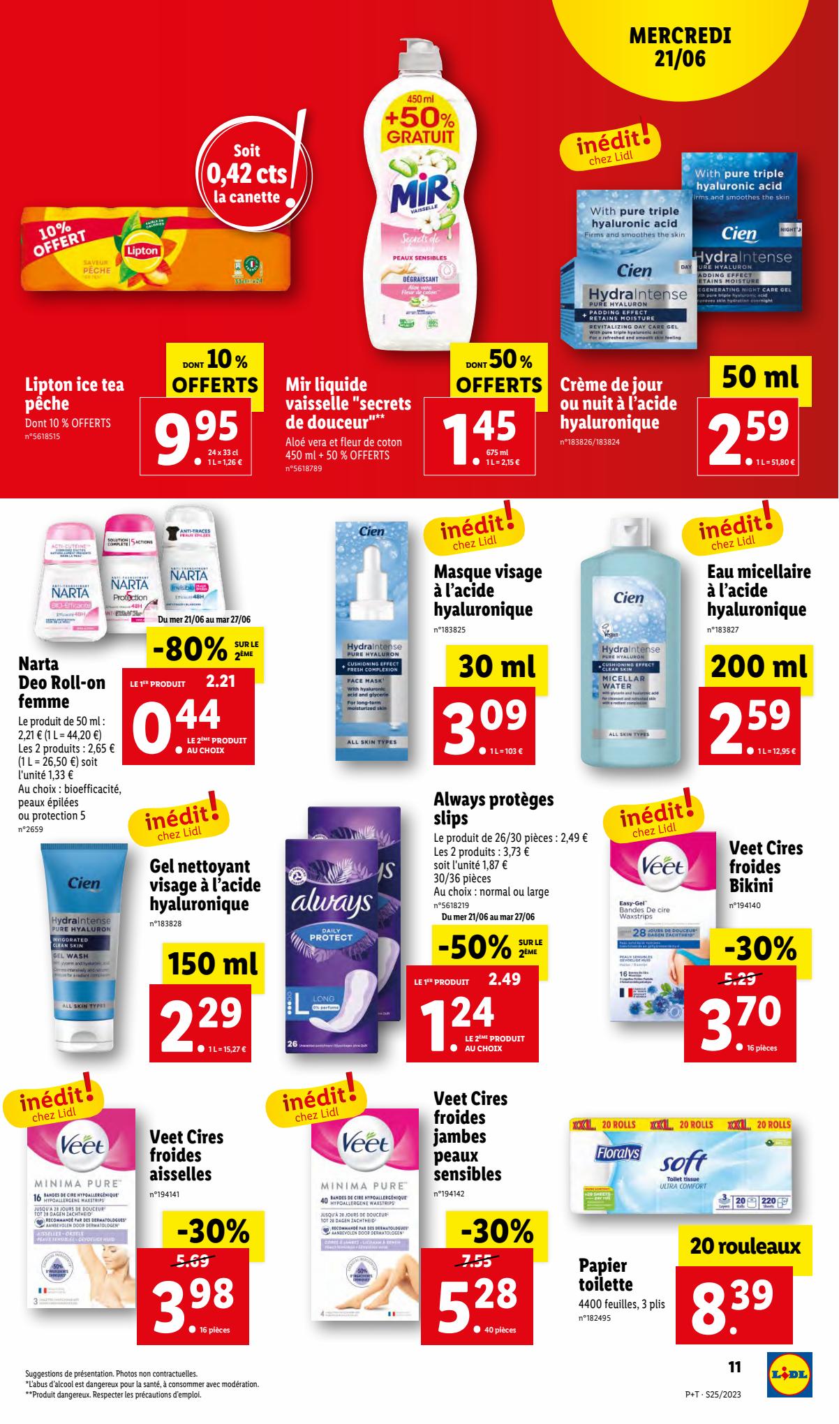 Catalogue Lidl 21 – 27 Juin 2023 Page 11
