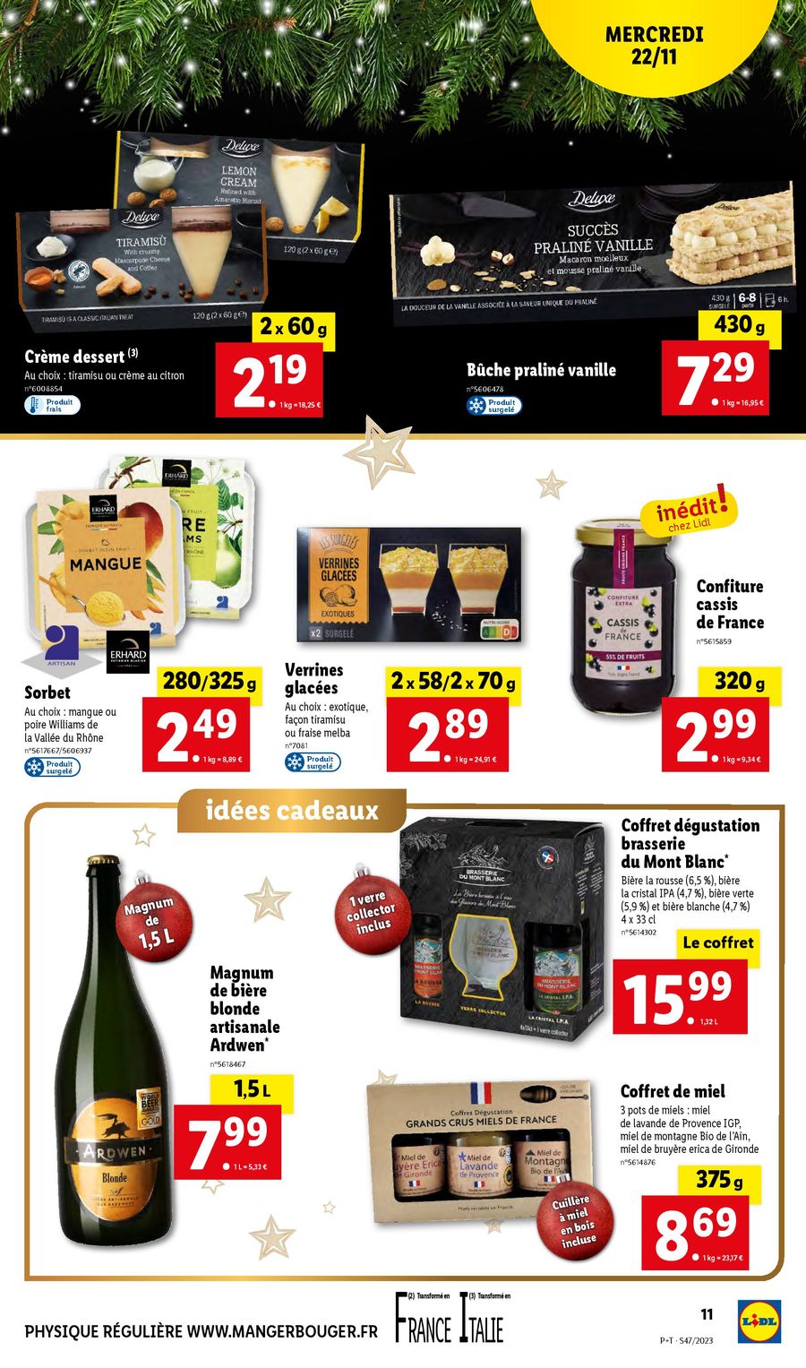 Catalogue Lidl 22 – 28 Novembre 2023 Page 11