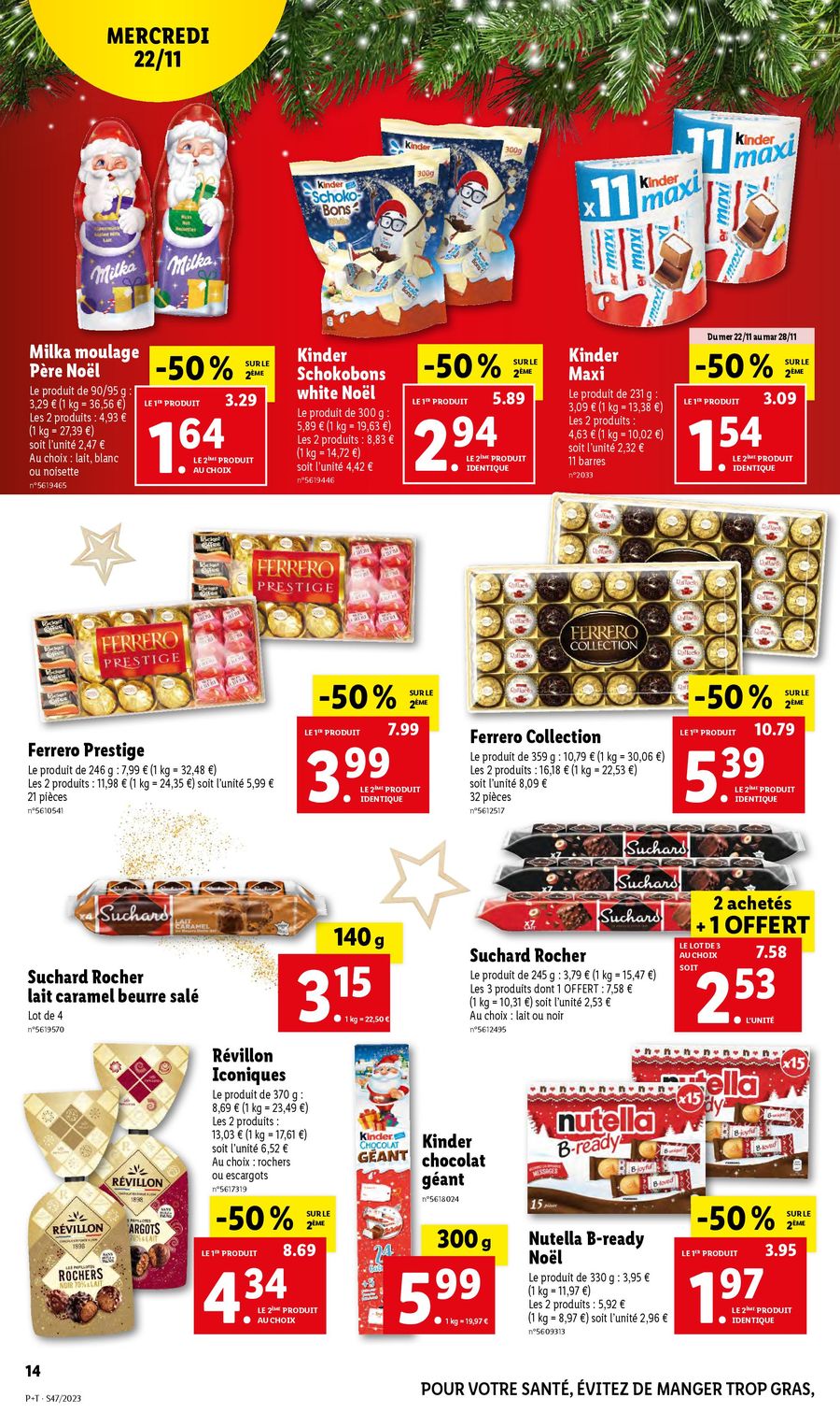 Catalogue Lidl 22 – 28 Novembre 2023 Page 14