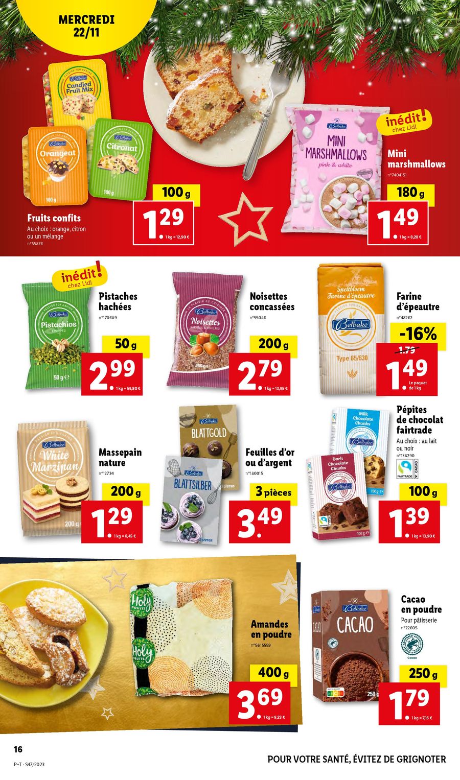 Catalogue Lidl 22 – 28 Novembre 2023 Page 16