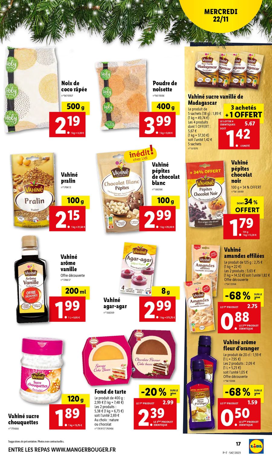 Catalogue Lidl 22 – 28 Novembre 2023 Page 17