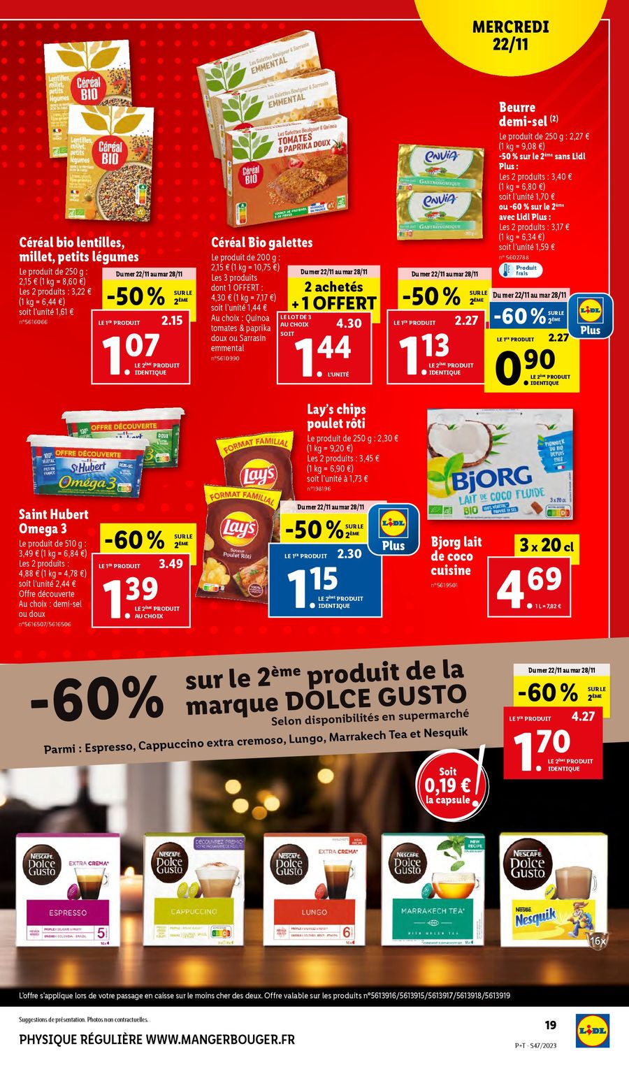 Catalogue Lidl 22 – 28 Novembre 2023 Page 19