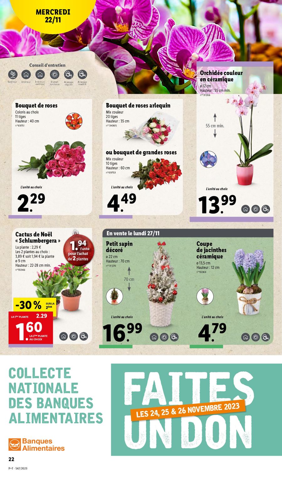 Catalogue Lidl 22 – 28 Novembre 2023 Page 22