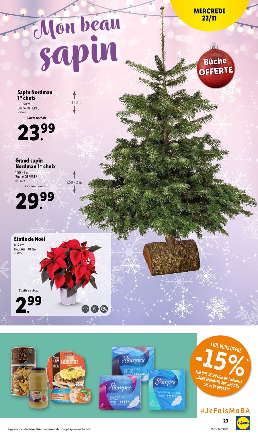Catalogue Lidl 22 – 28 Novembre 2023 Page 23