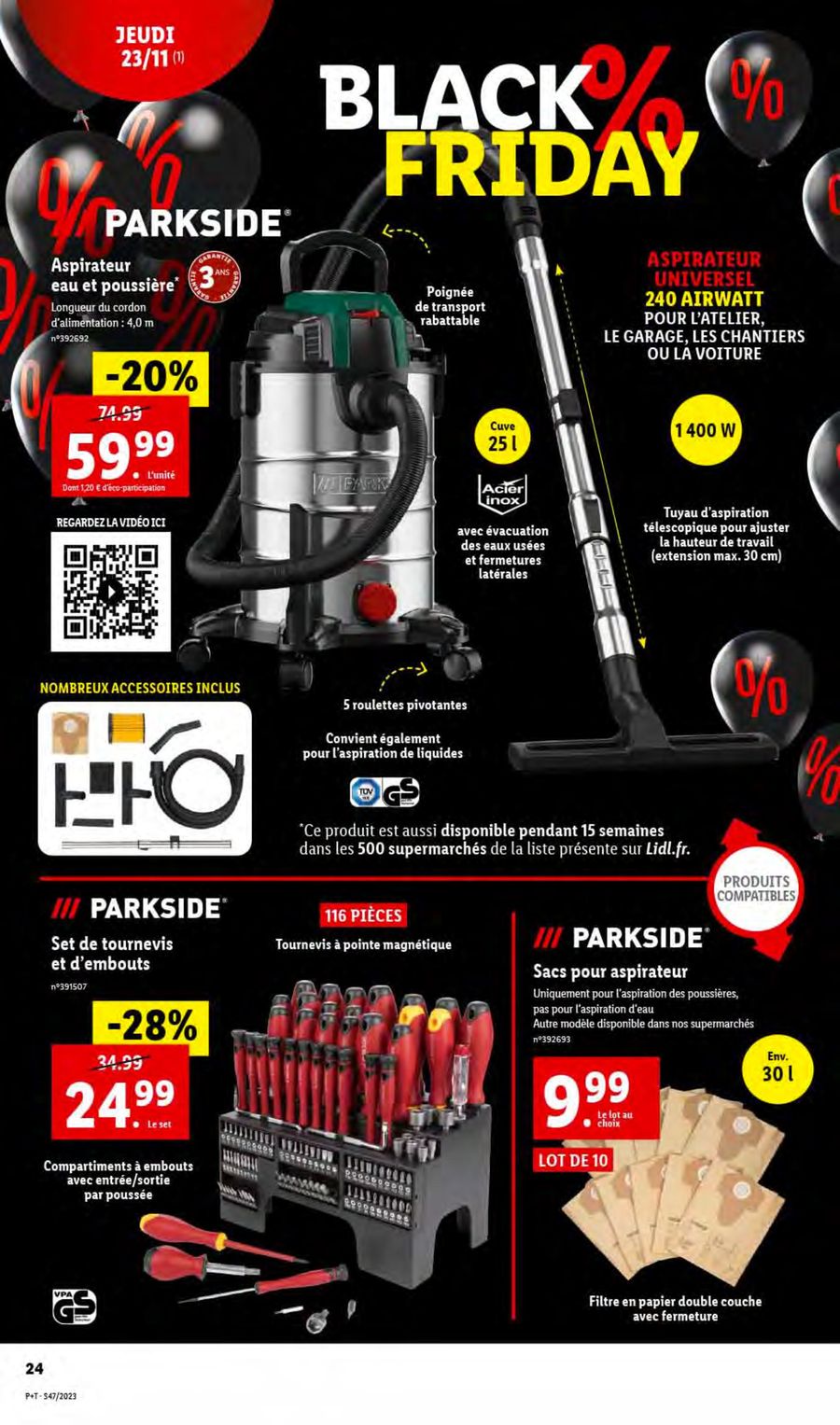 Catalogue Lidl 22 – 28 Novembre 2023 Page 24