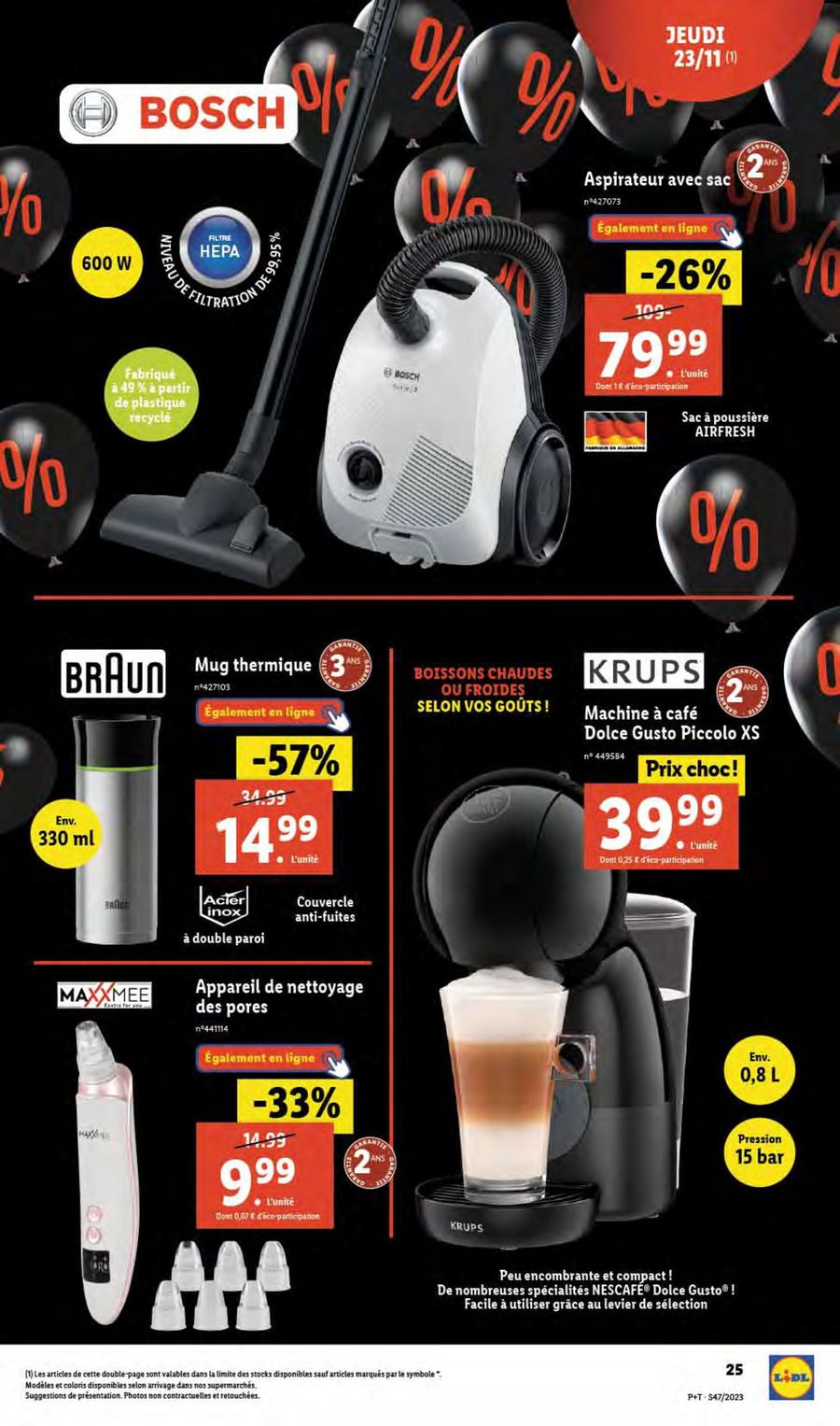 Catalogue Lidl 22 – 28 Novembre 2023 Page 25