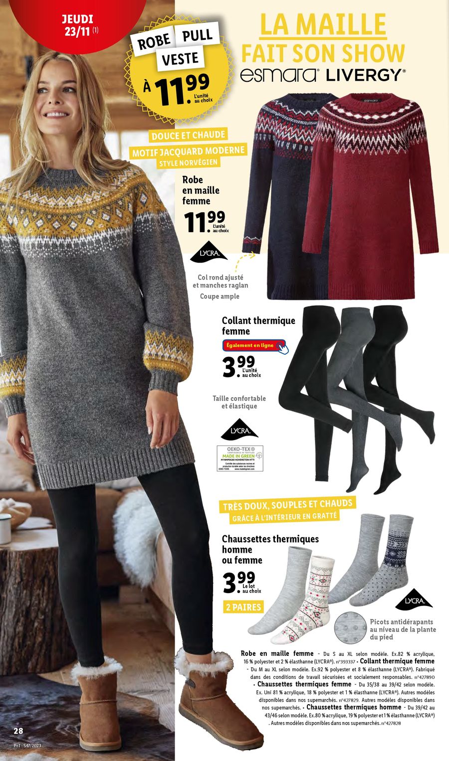 Catalogue Lidl 22 – 28 Novembre 2023 Page 28