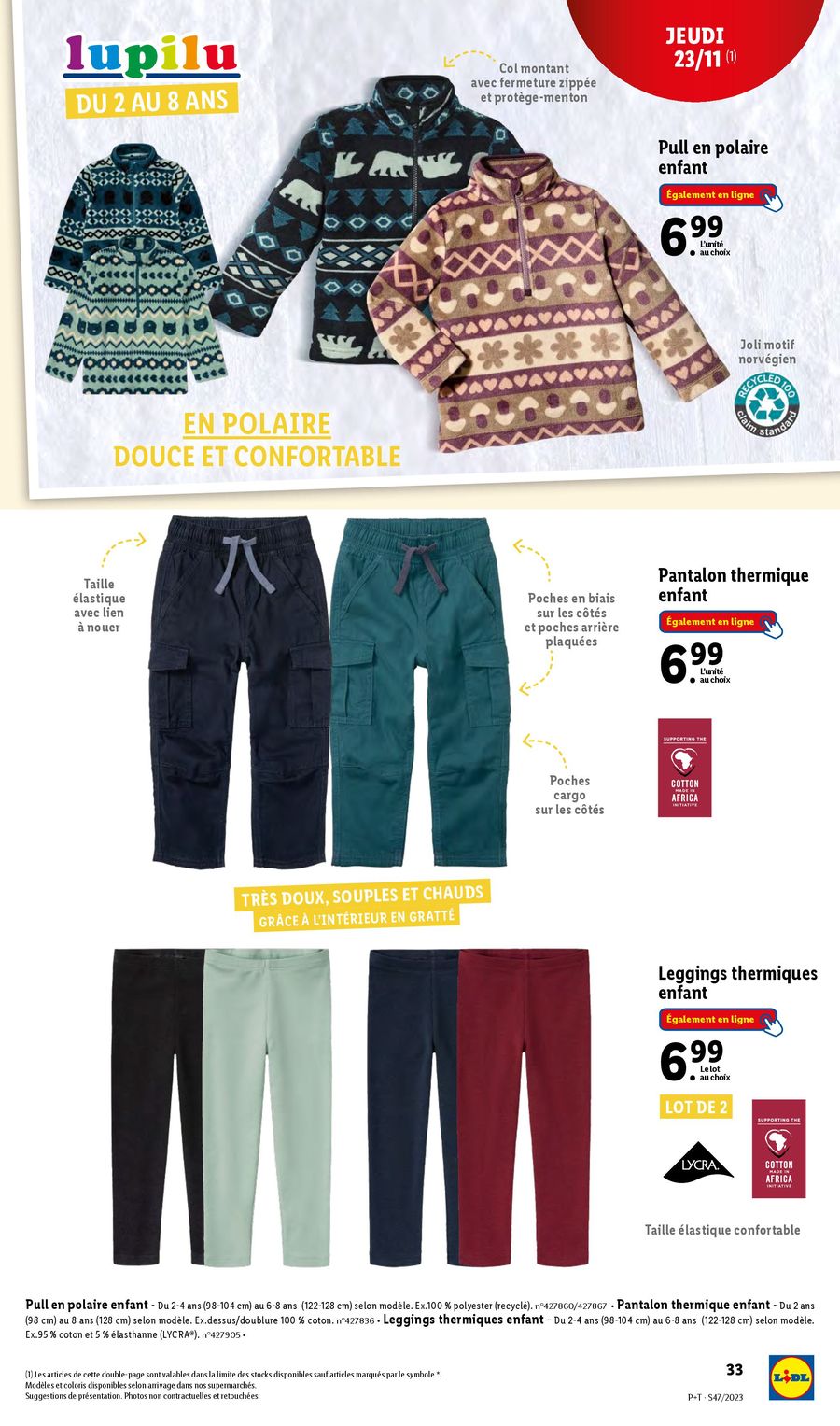 Catalogue Lidl 22 – 28 Novembre 2023 Page 33