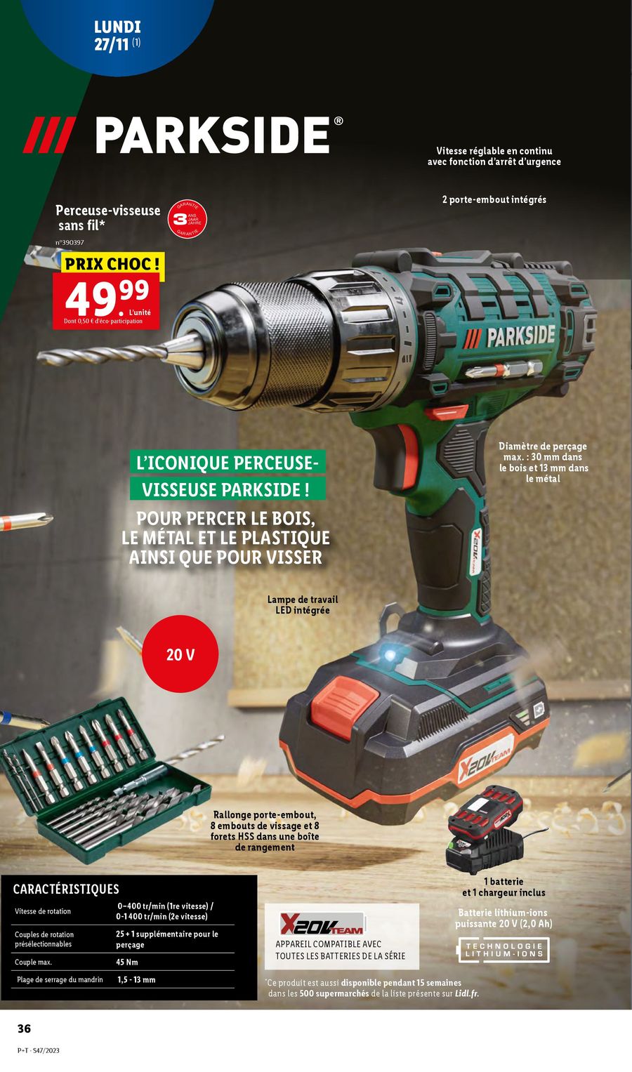 Catalogue Lidl 22 – 28 Novembre 2023 Page 36