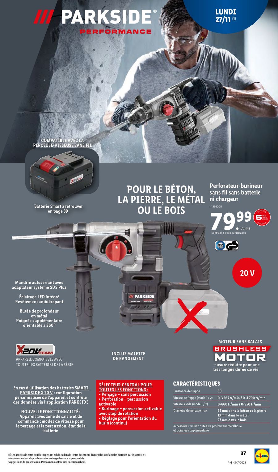 Catalogue Lidl 22 – 28 Novembre 2023 Page 37