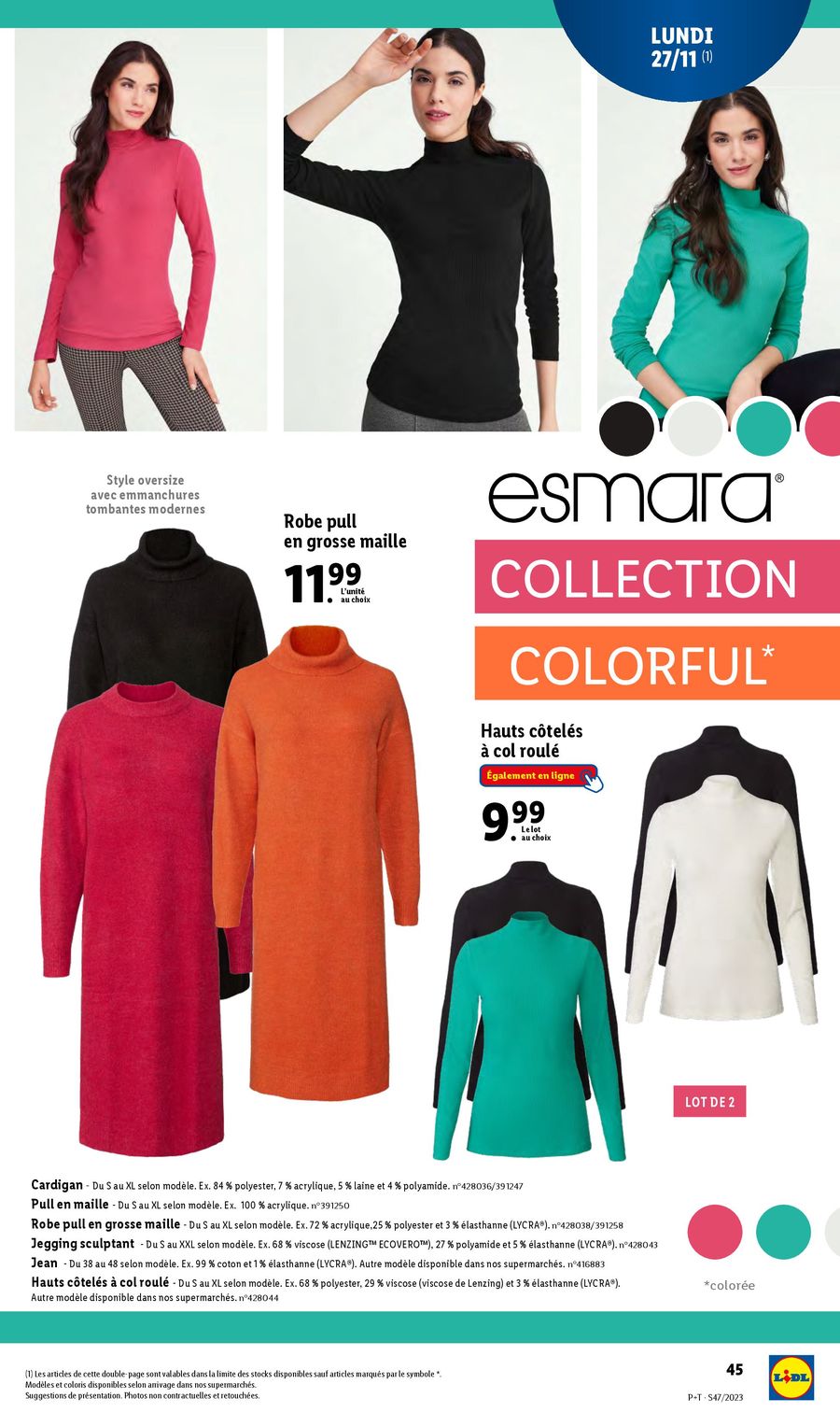 Catalogue Lidl 22 – 28 Novembre 2023 Page 45