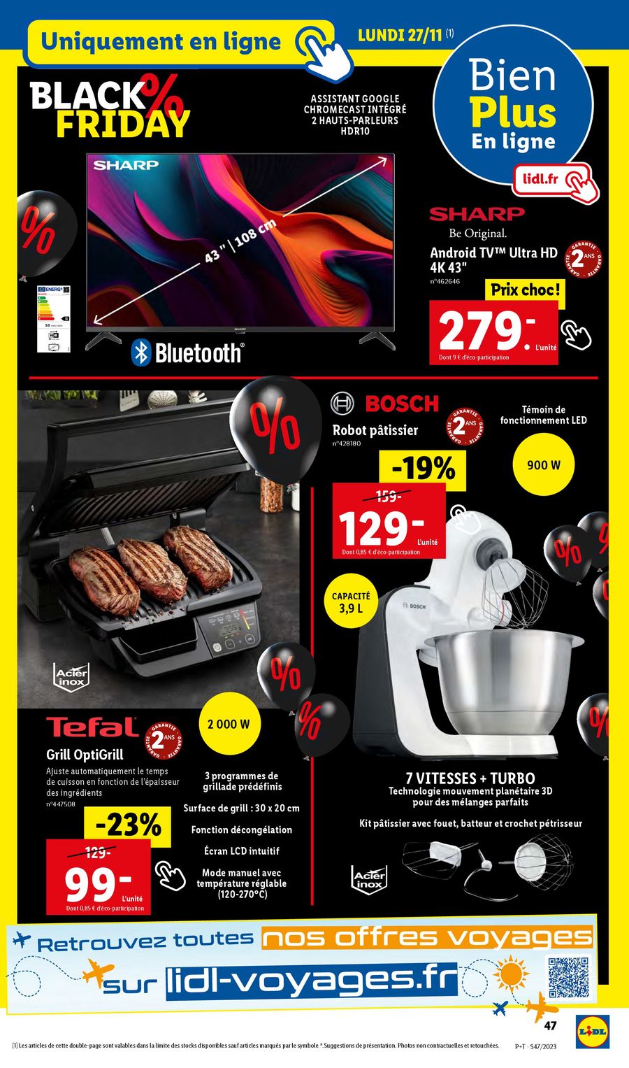 Catalogue Lidl 22 – 28 Novembre 2023 Page 47