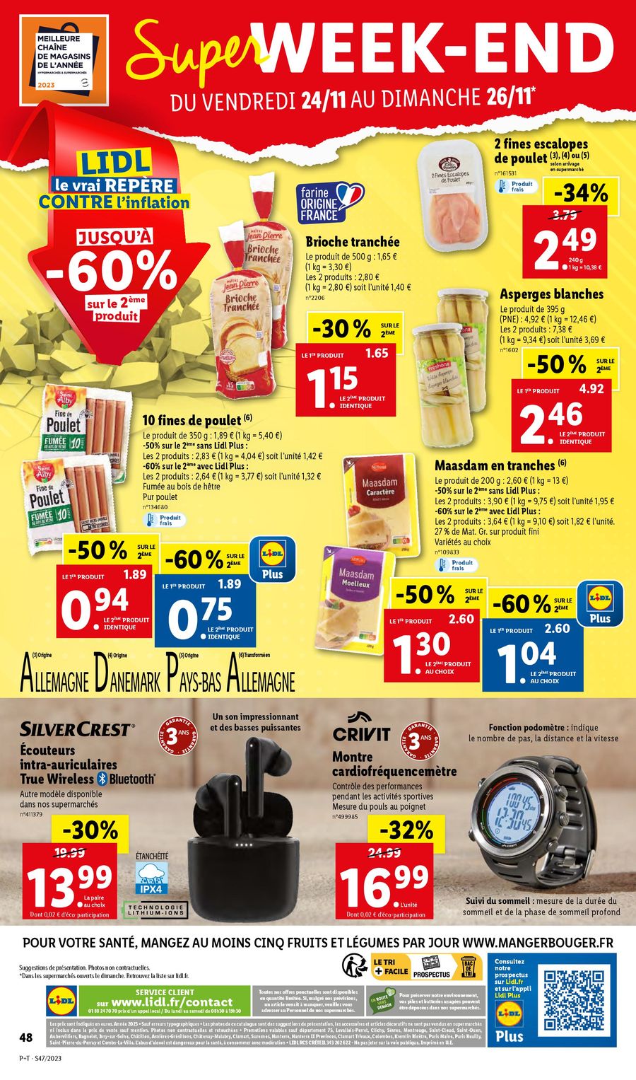 Catalogue Lidl 22 – 28 Novembre 2023 Page 48