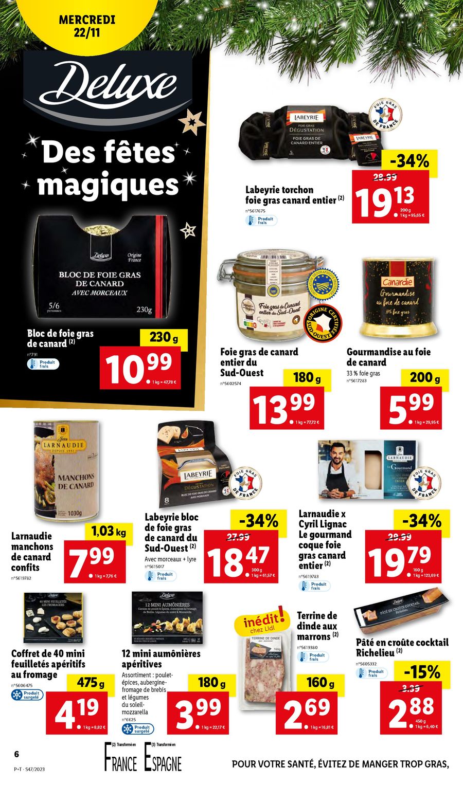 Catalogue Lidl 22 – 28 Novembre 2023 Page 6