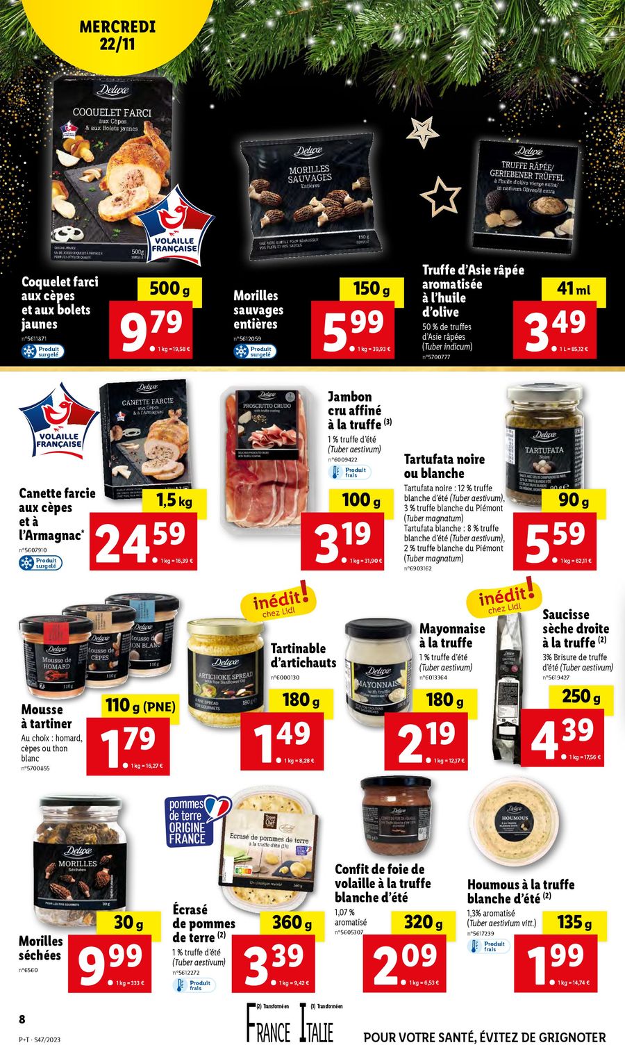 Catalogue Lidl 22 – 28 Novembre 2023 Page 8