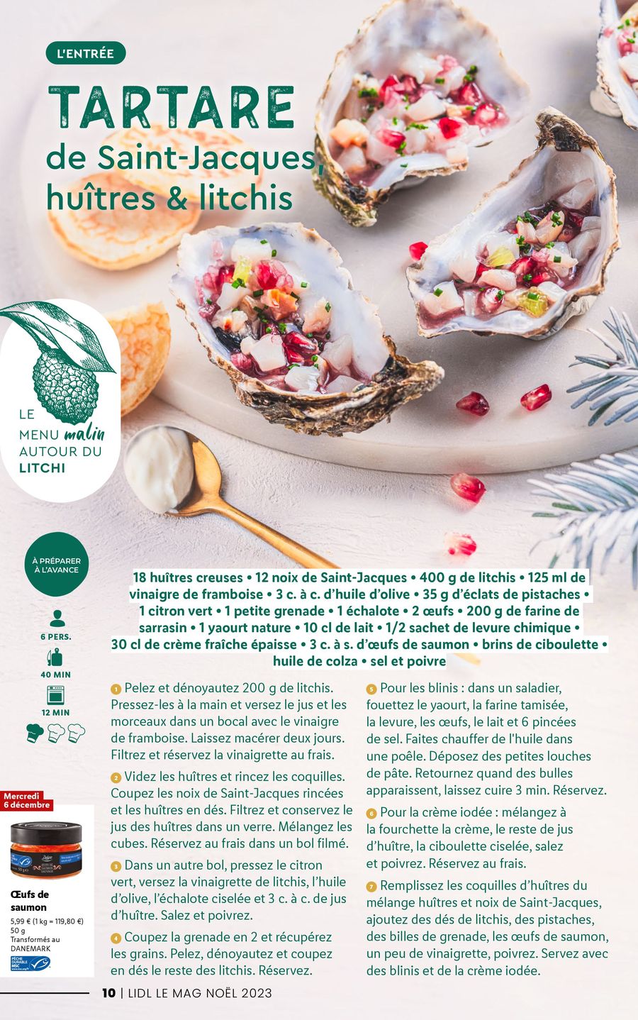 Catalogue Lidl 22 Nov – 31  Déc 2023 Page 10