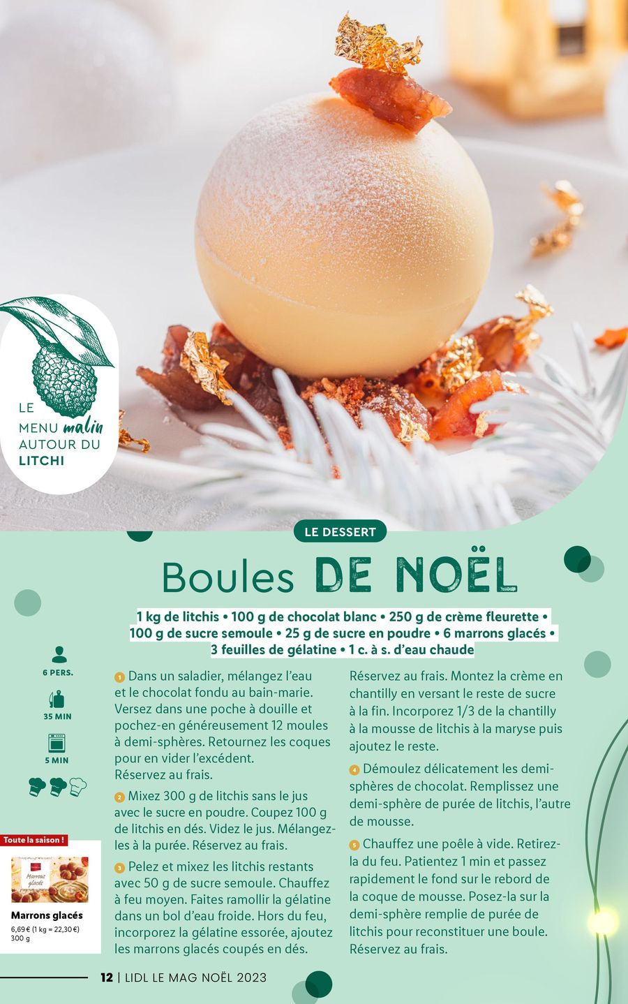 Catalogue Lidl 22 Nov – 31  Déc 2023 Page 12