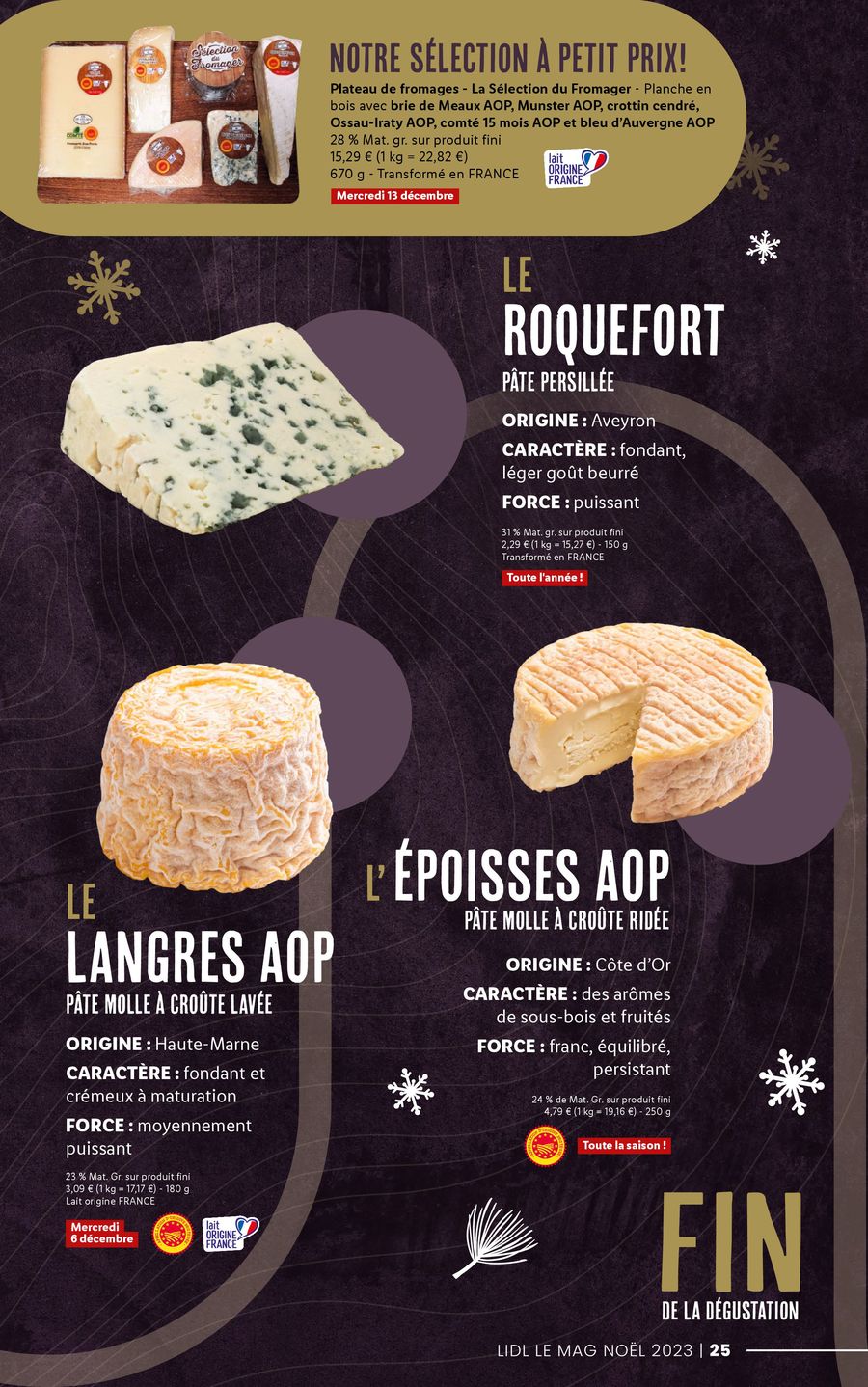 Catalogue Lidl 22 Nov – 31  Déc 2023 Page 25