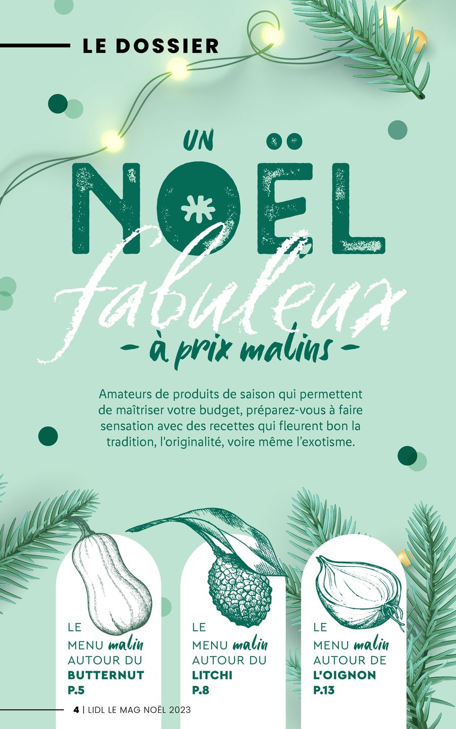 Catalogue Lidl 22 Nov – 31  Déc 2023 Page 4