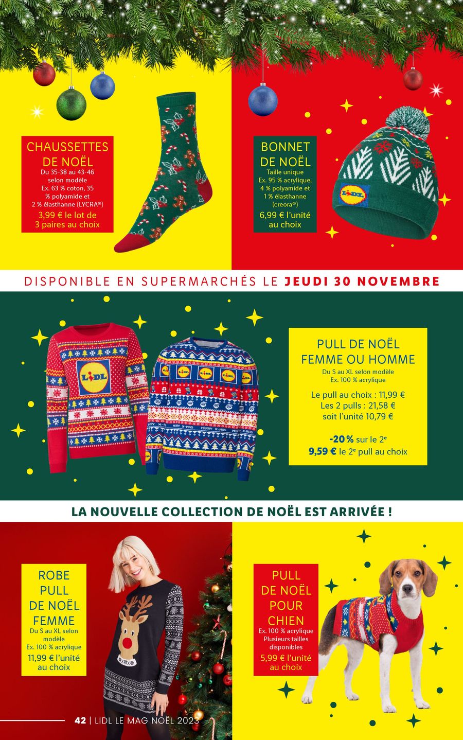 Catalogue Lidl 22 Nov – 31  Déc 2023 Page 42
