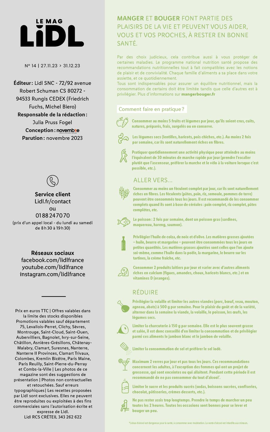 Catalogue Lidl 22 Nov – 31  Déc 2023 Page 44