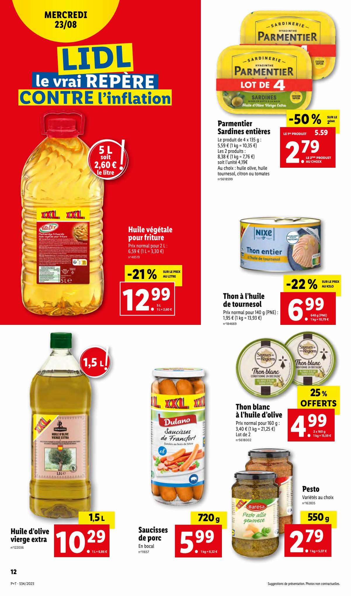 Catalogue Lidl 23 – 29 Août 2023 Page 12