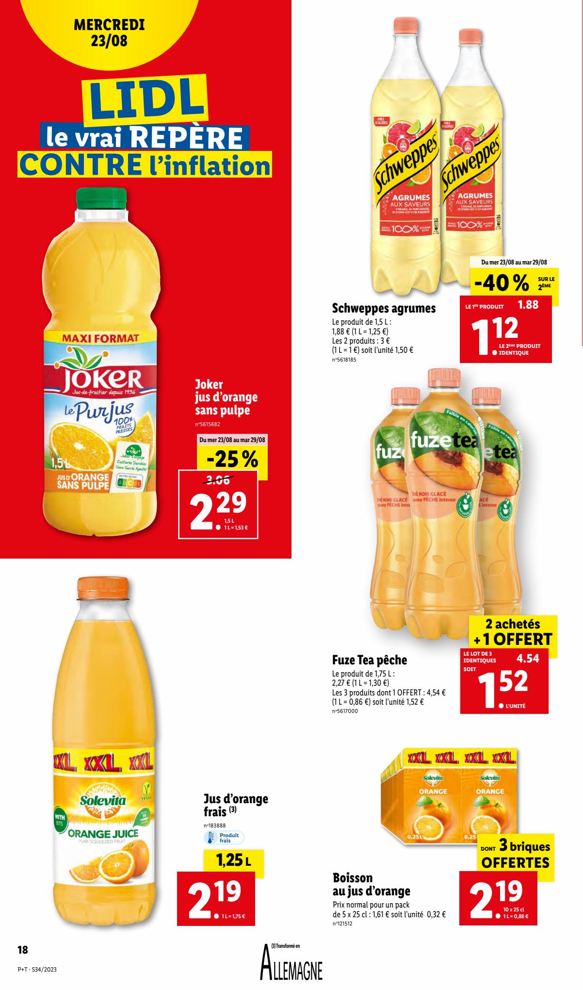 Catalogue Lidl 23 – 29 Août 2023 Page 18