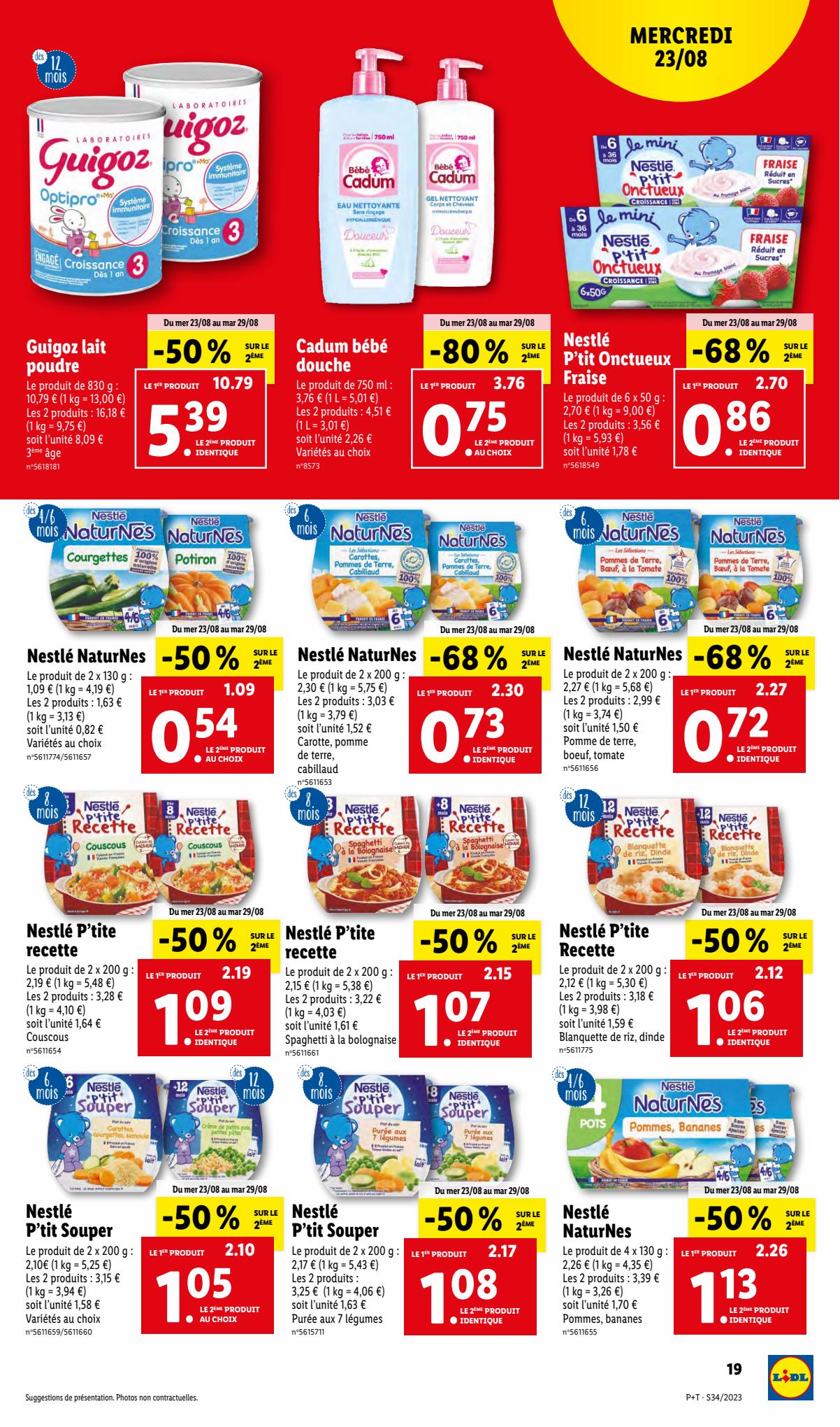 Catalogue Lidl 23 – 29 Août 2023 Page 19