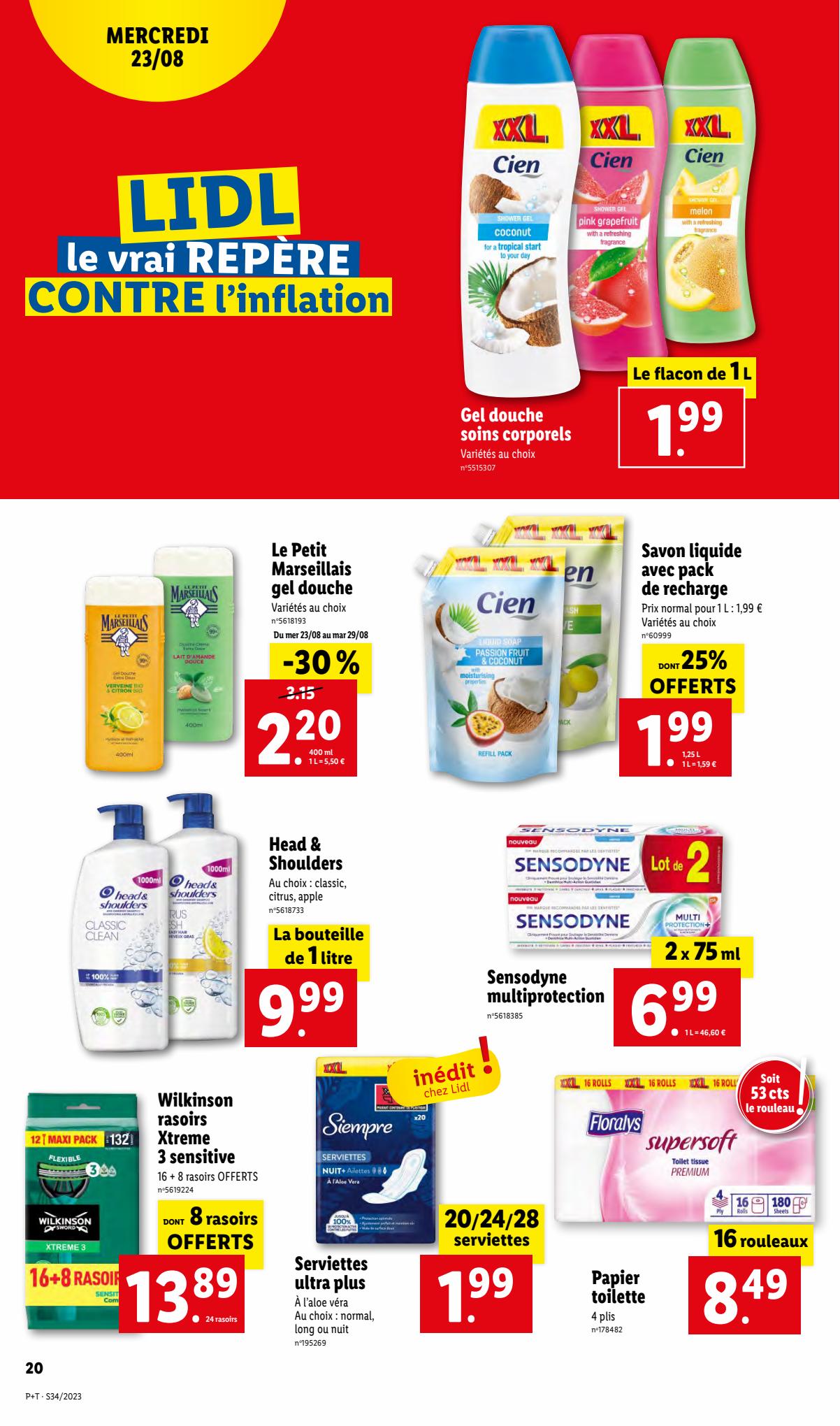 Catalogue Lidl 23 – 29 Août 2023 Page 20