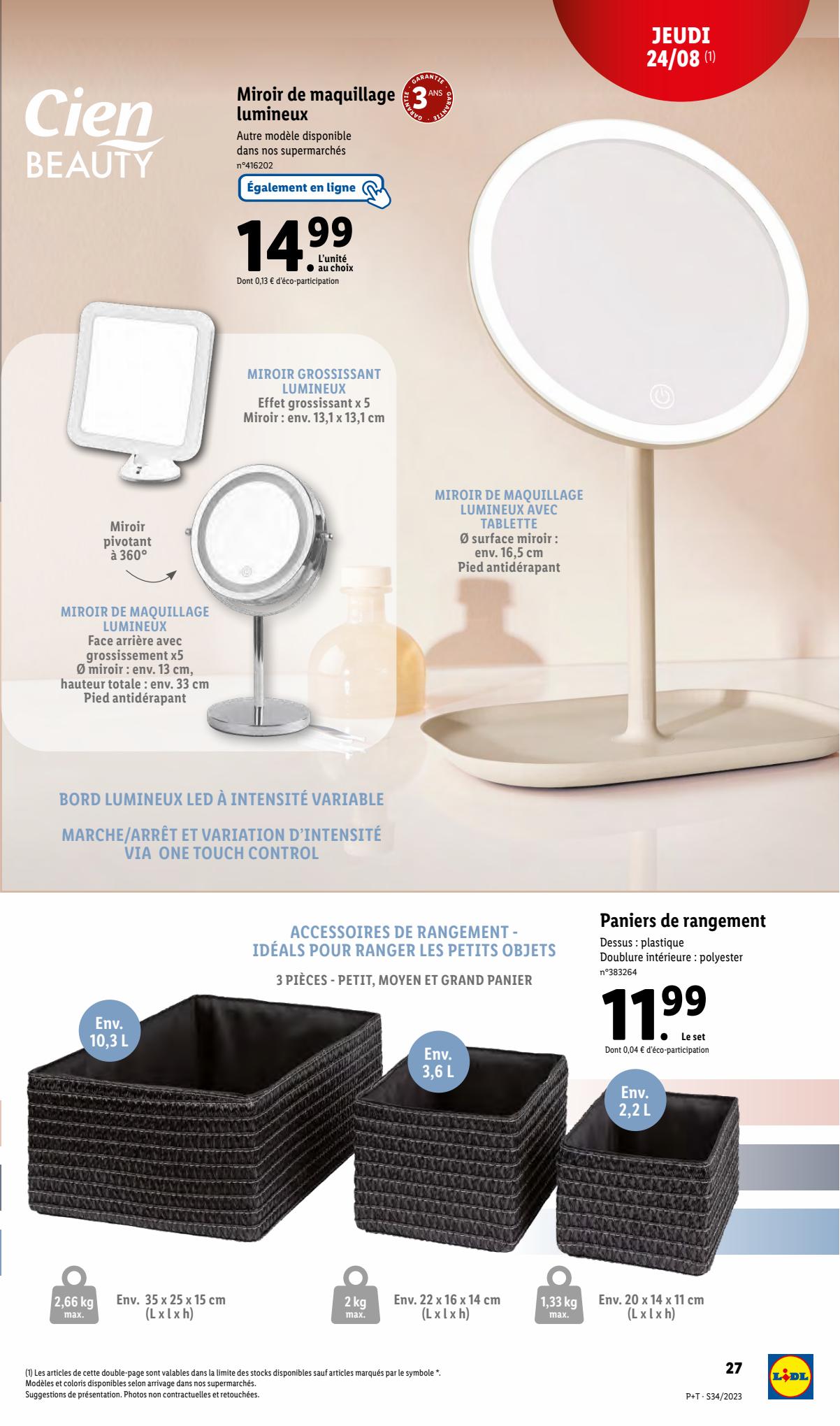 Catalogue Lidl 23 – 29 Août 2023 Page 29