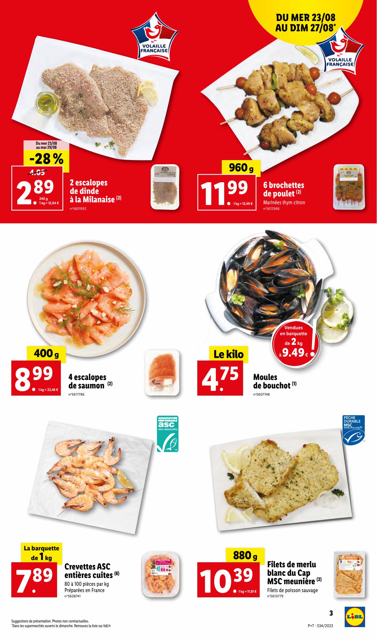 Catalogue Lidl 23 – 29 Août 2023 Page 3