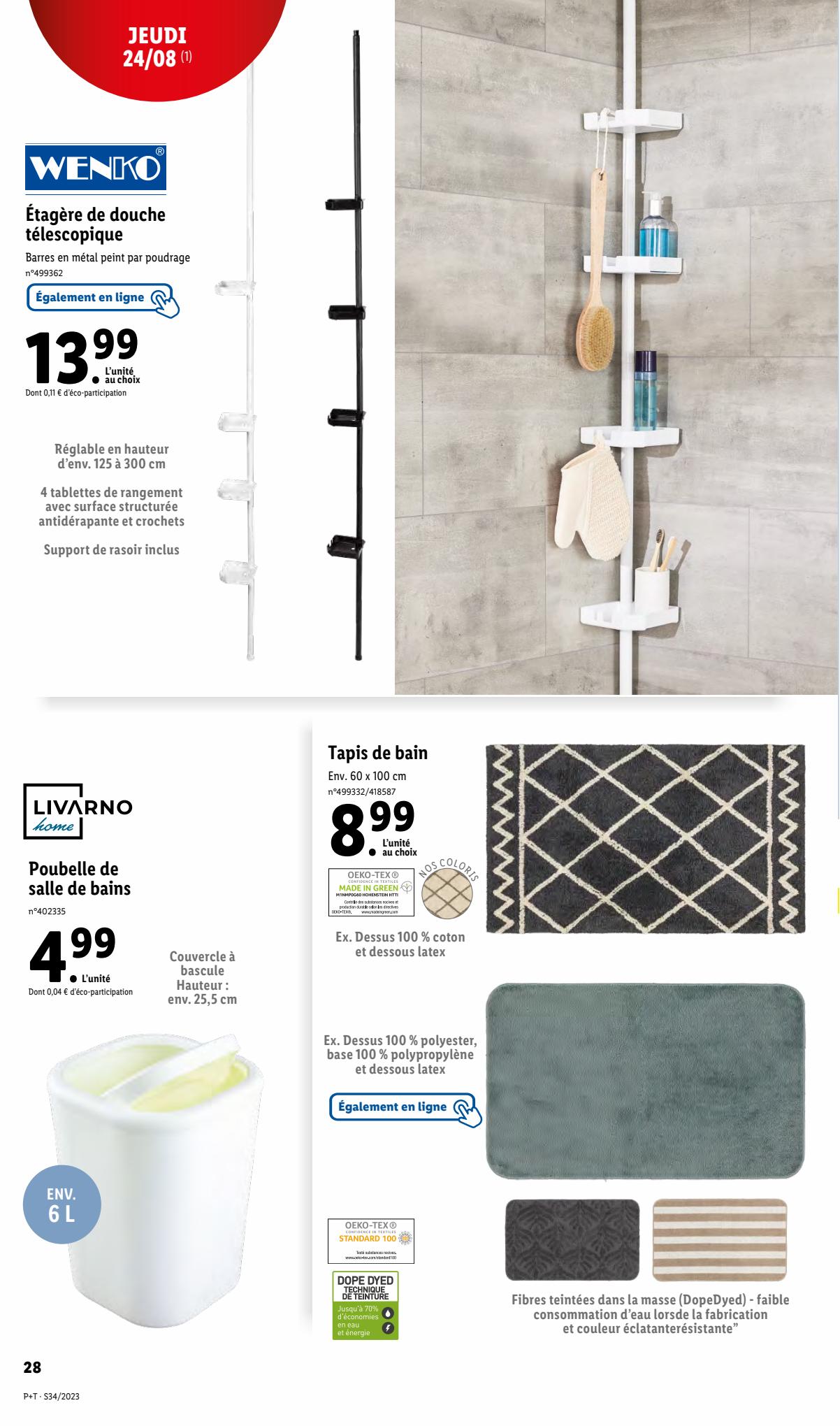 Catalogue Lidl 23 – 29 Août 2023 Page 30