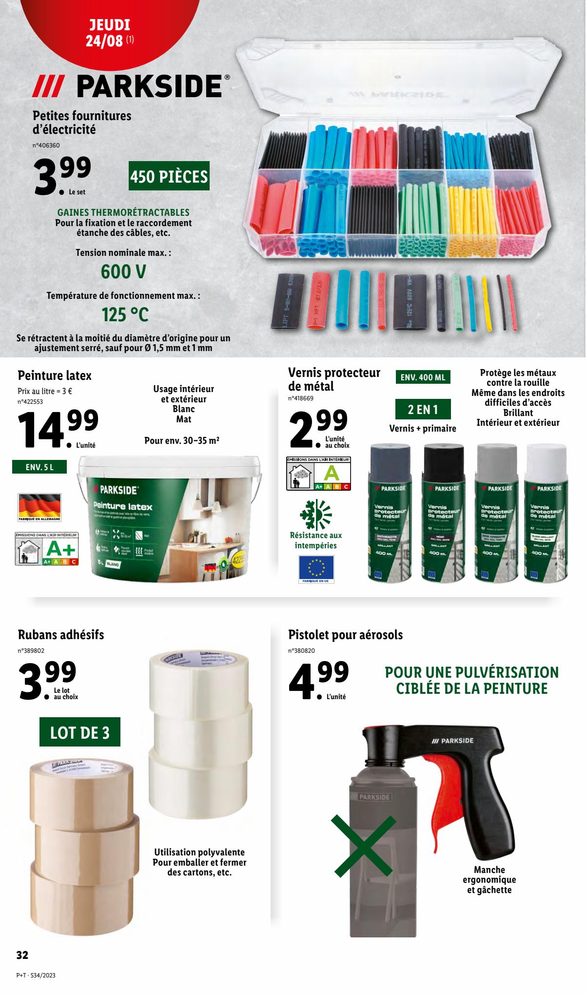 Catalogue Lidl 23 – 29 Août 2023 Page 34