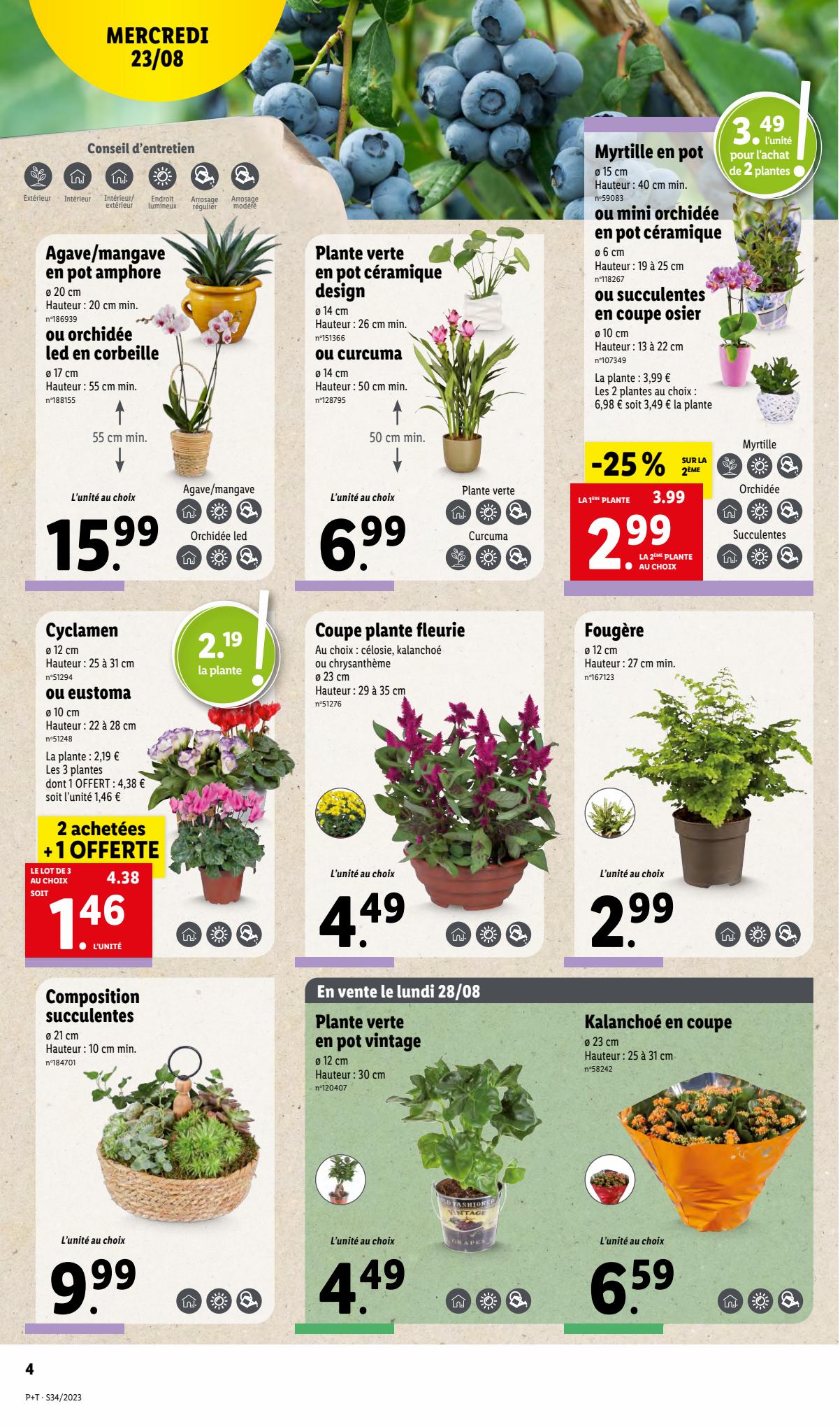 Catalogue Lidl 23 – 29 Août 2023 Page 4