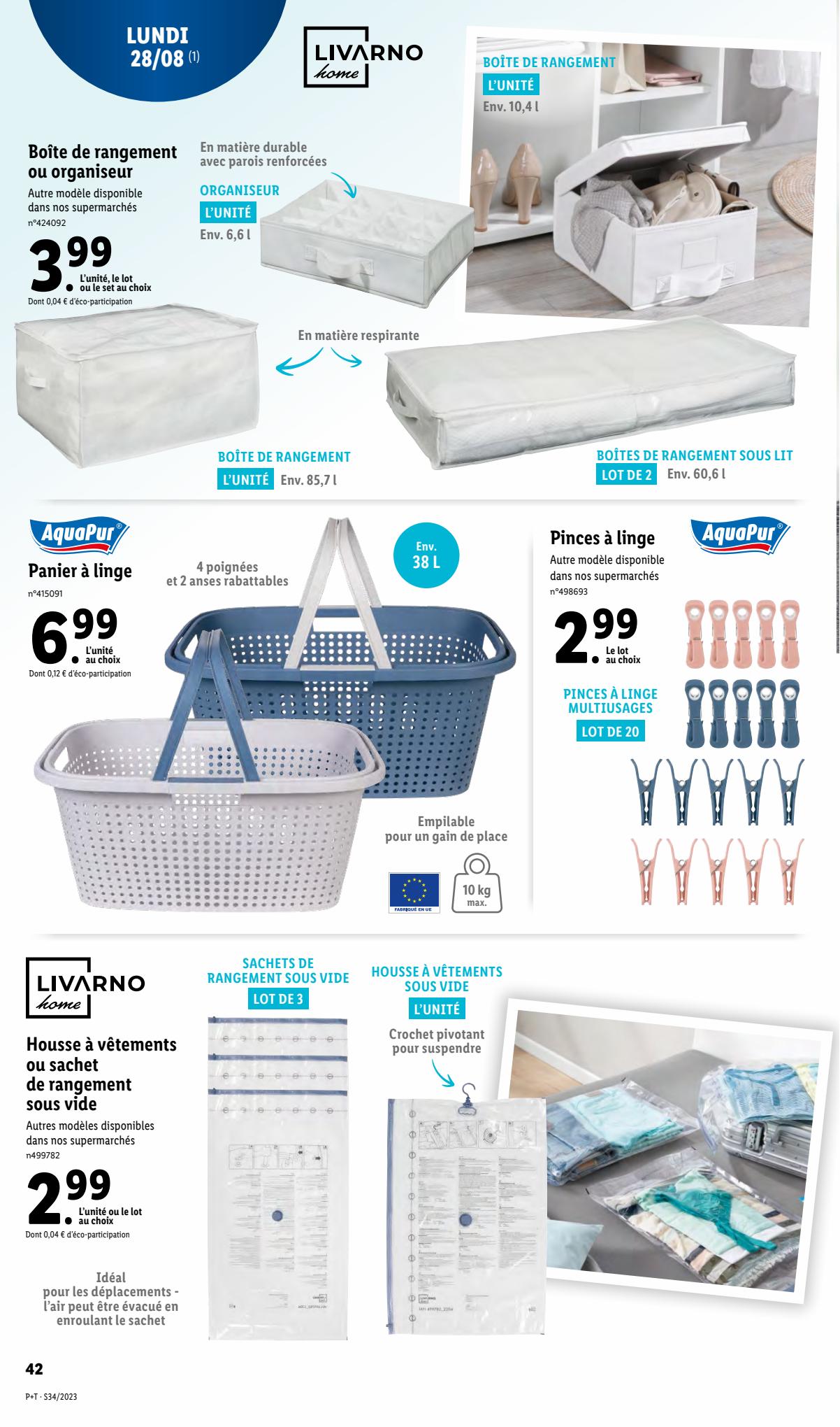 Catalogue Lidl 23 – 29 Août 2023 Page 44