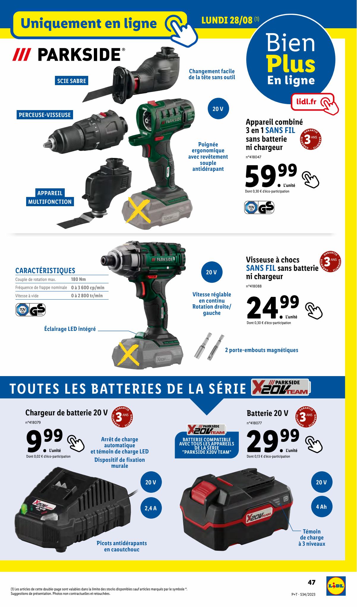 Catalogue Lidl 23 – 29 Août 2023 Page 49