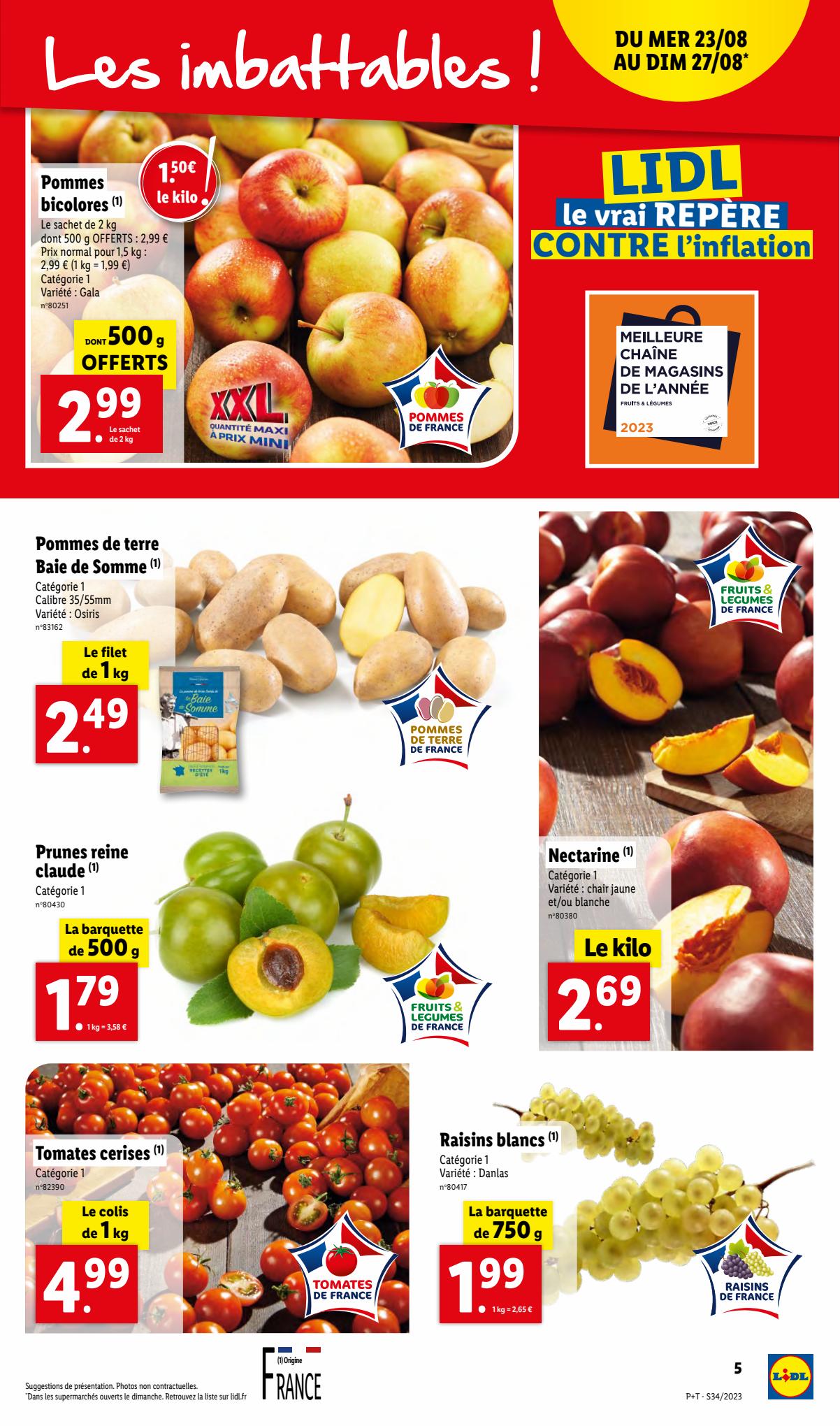 Catalogue Lidl 23 – 29 Août 2023 Page 5