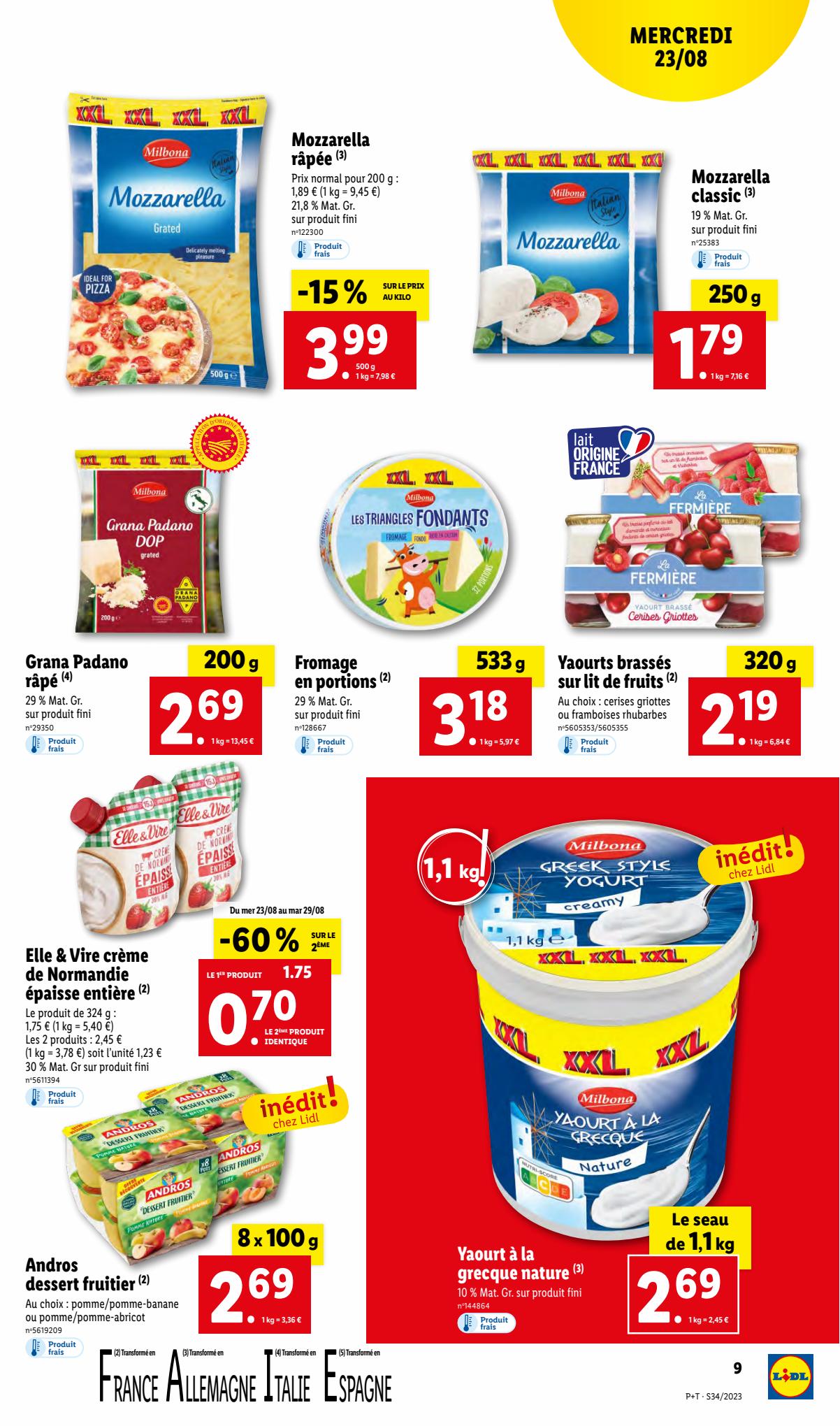 Catalogue Lidl 23 – 29 Août 2023 Page 9