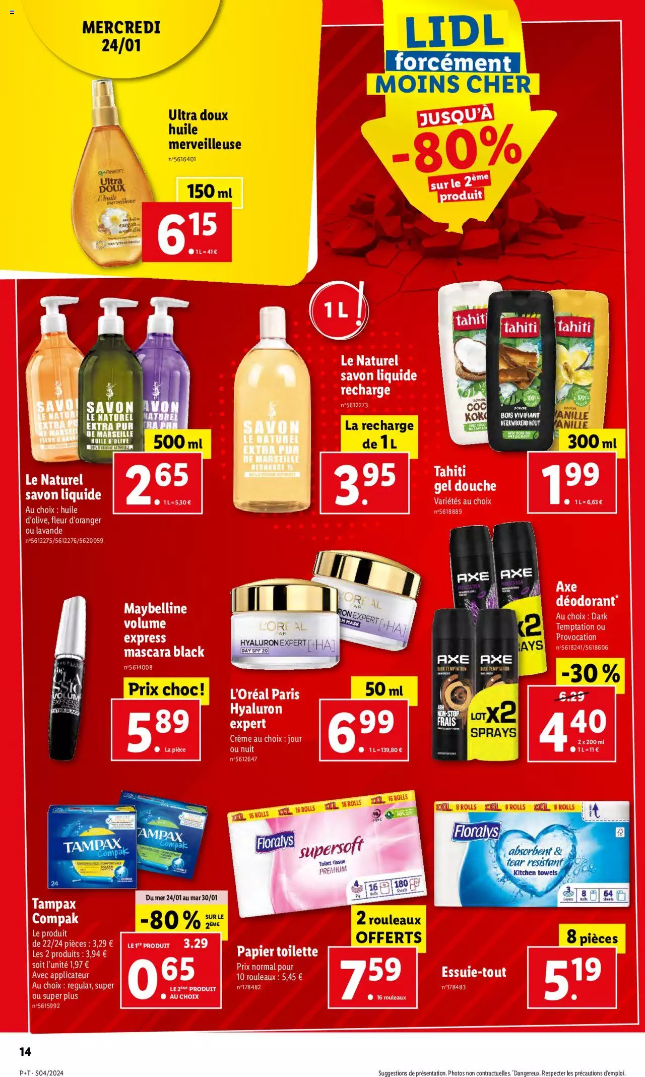 Catalogue Lidl 24 – 30 Janvier 2024 Page 14